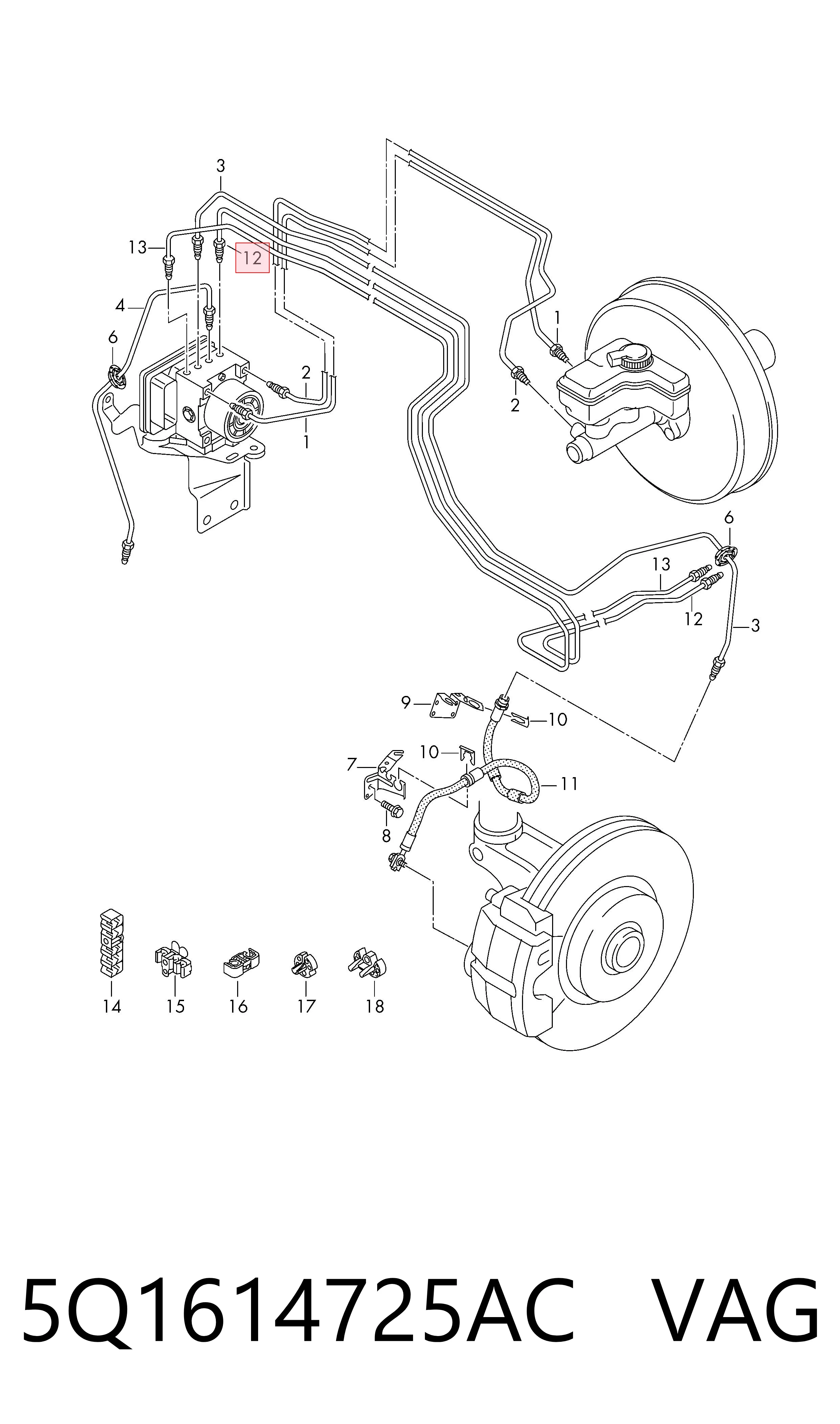 5Q1614725AC VAG