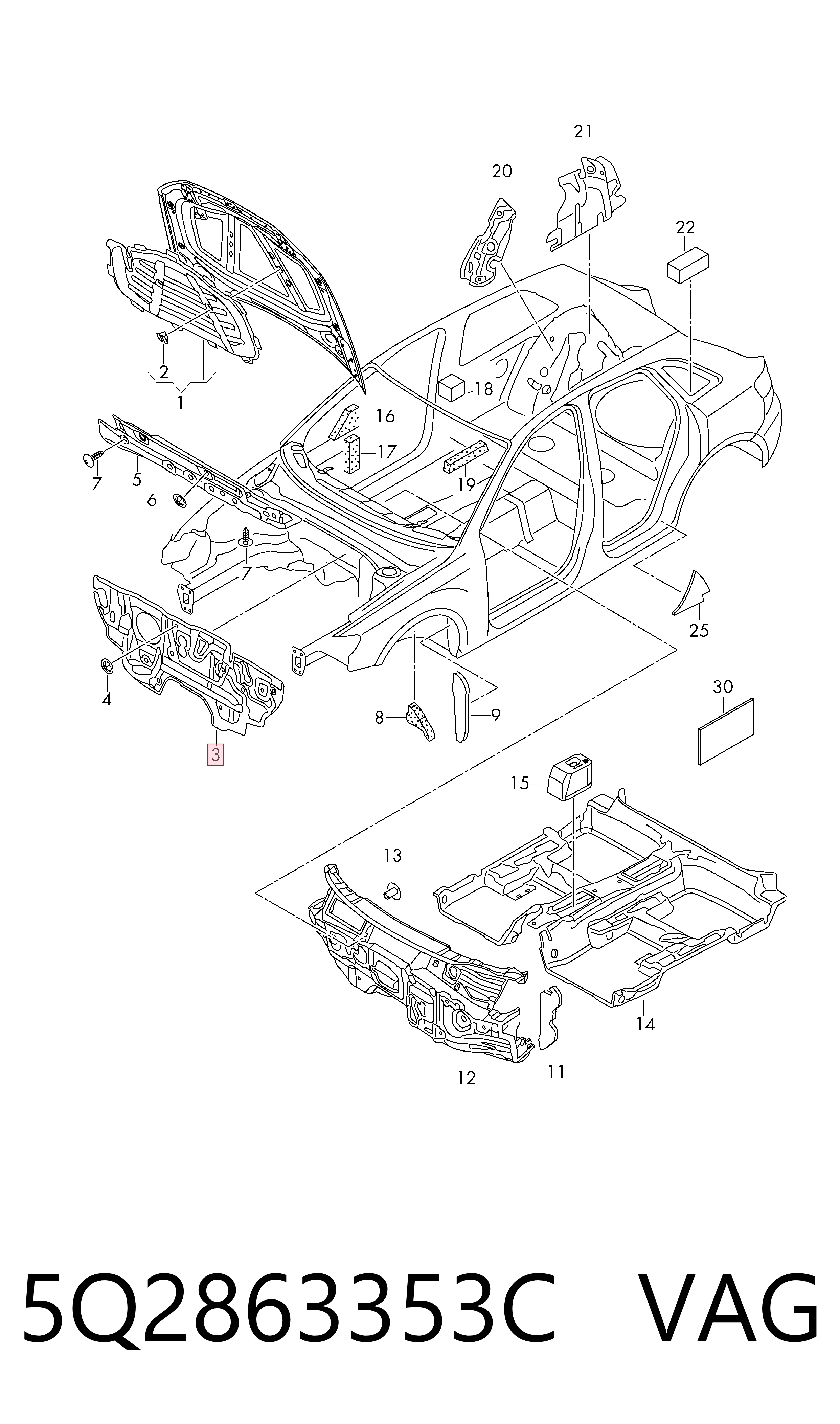 5Q2863353C VAG