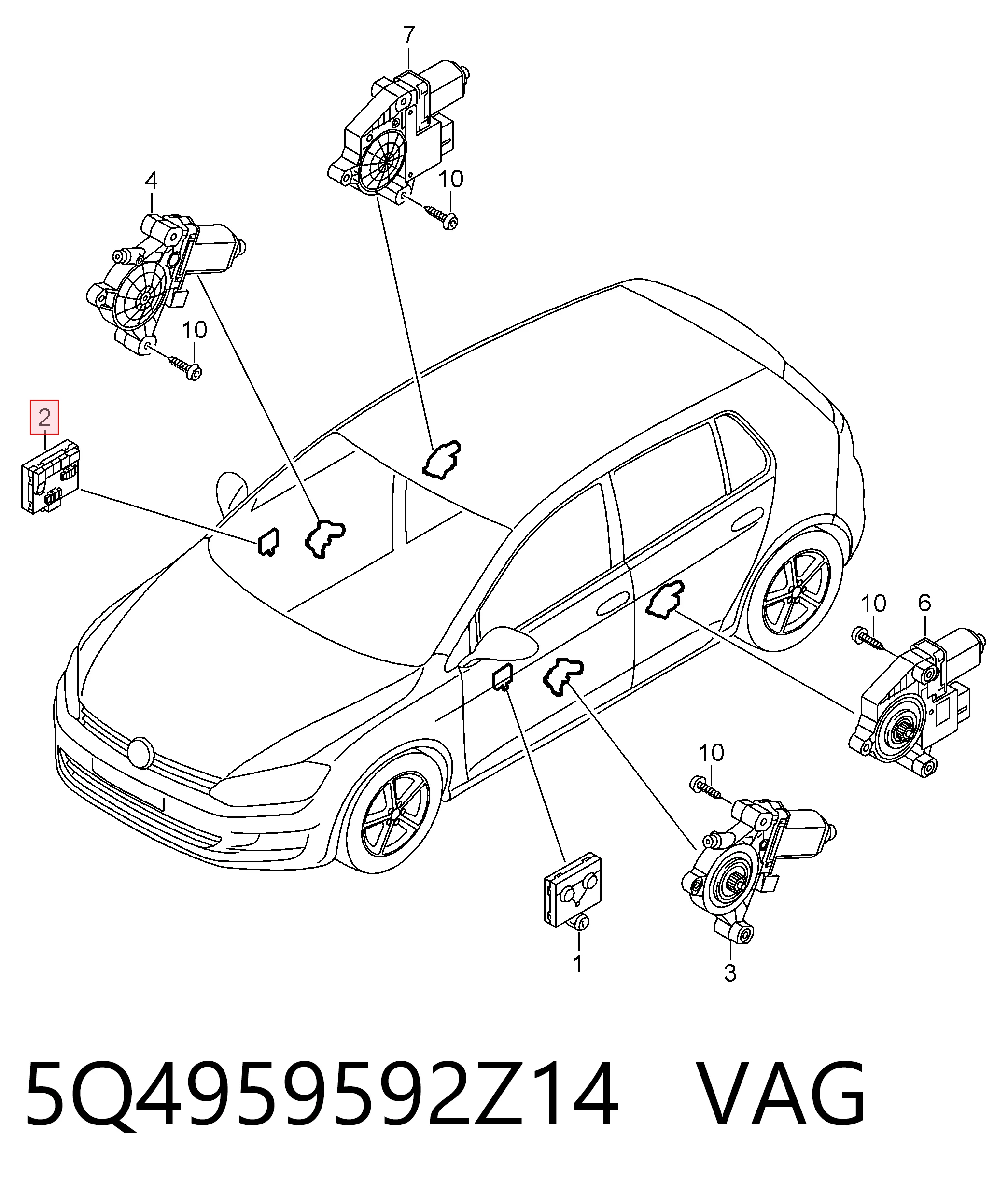  Módulo de confort Skoda Octavia 