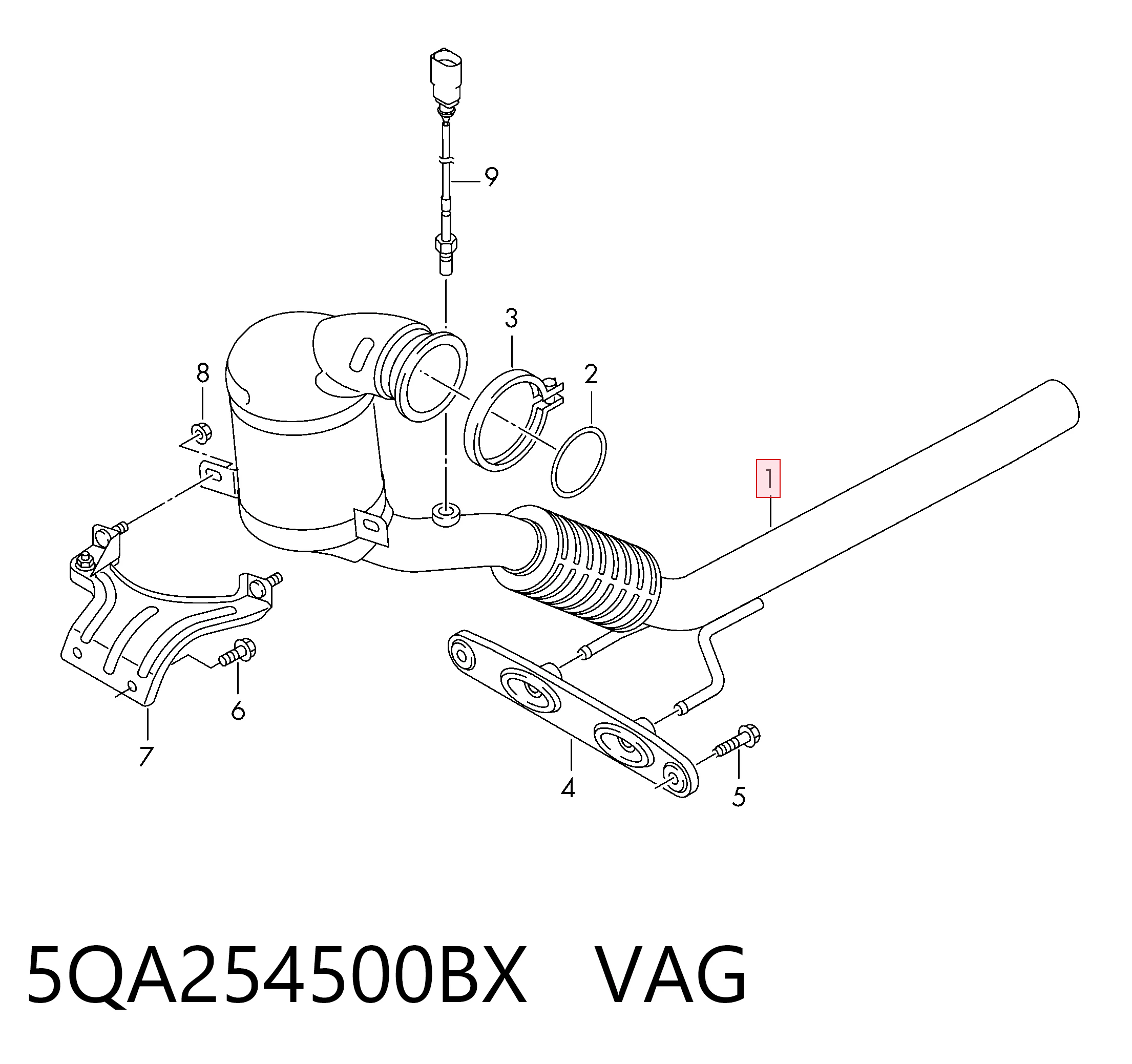 5QA254500BX VAG