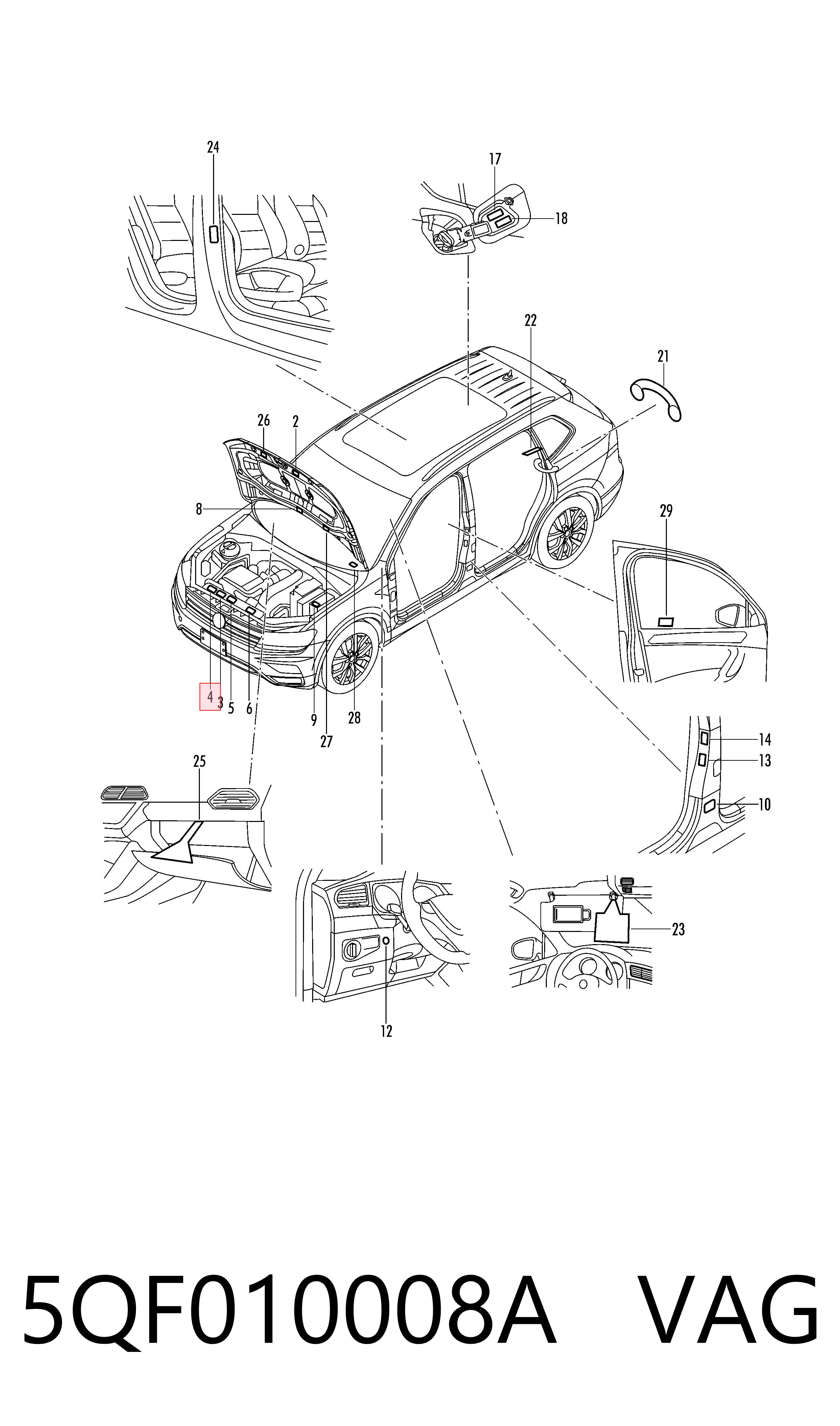  VAG 5QF010008A precio, desde 12,55 EUR