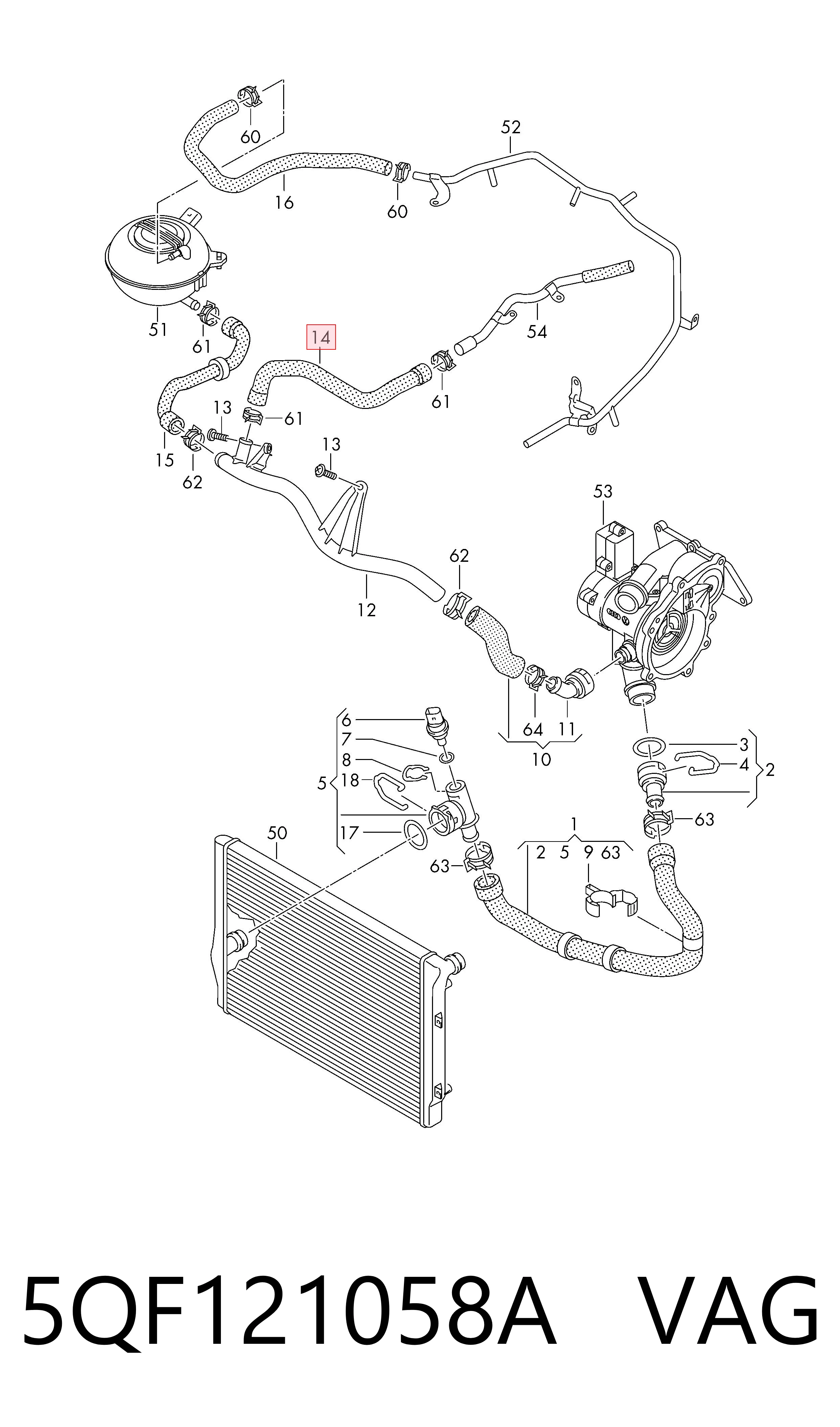 Comprar 5QF121058A VAG 