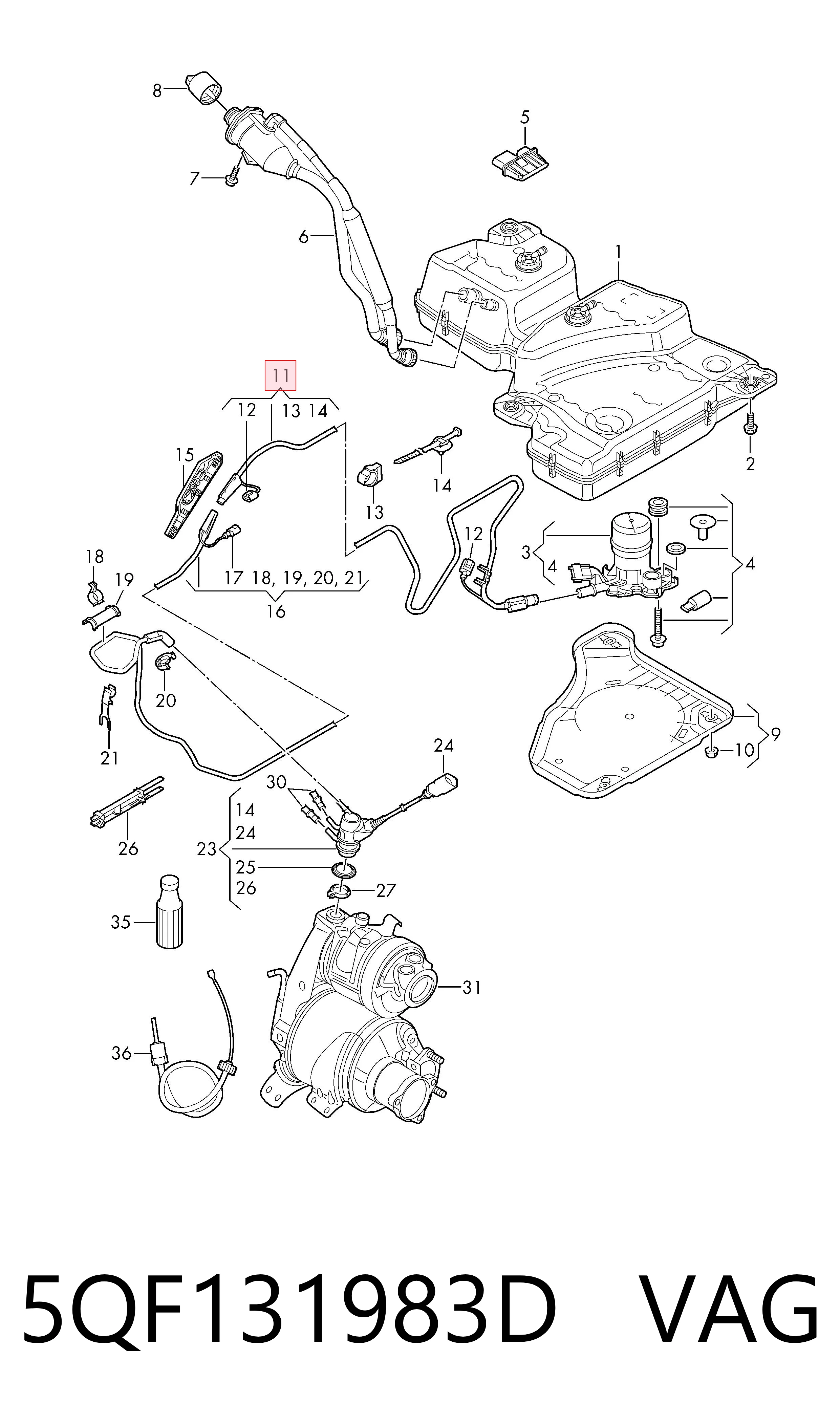 Comprar 5QF131983D VAG 