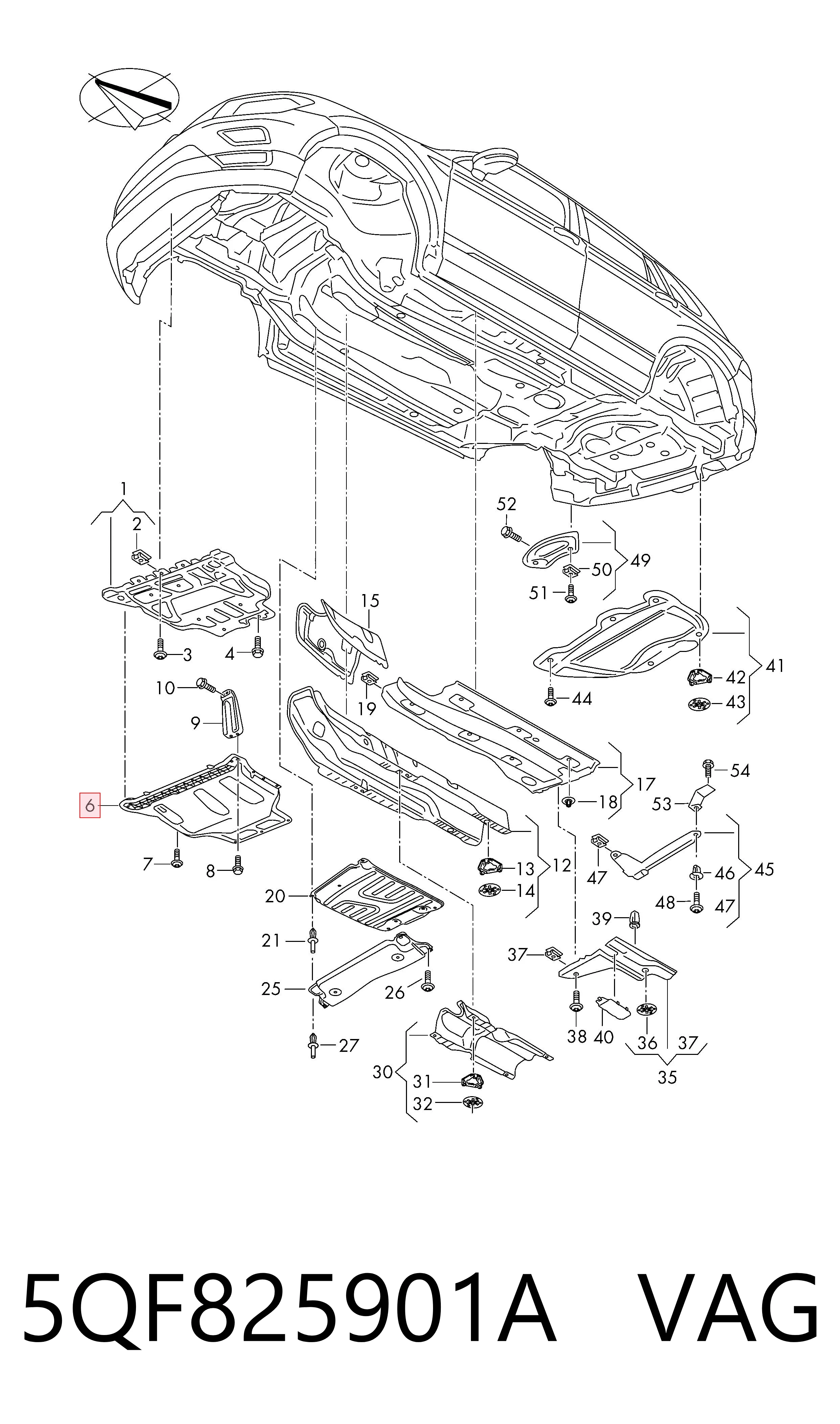 Comprar Protección motor / empotramiento Audi Q3  F3B