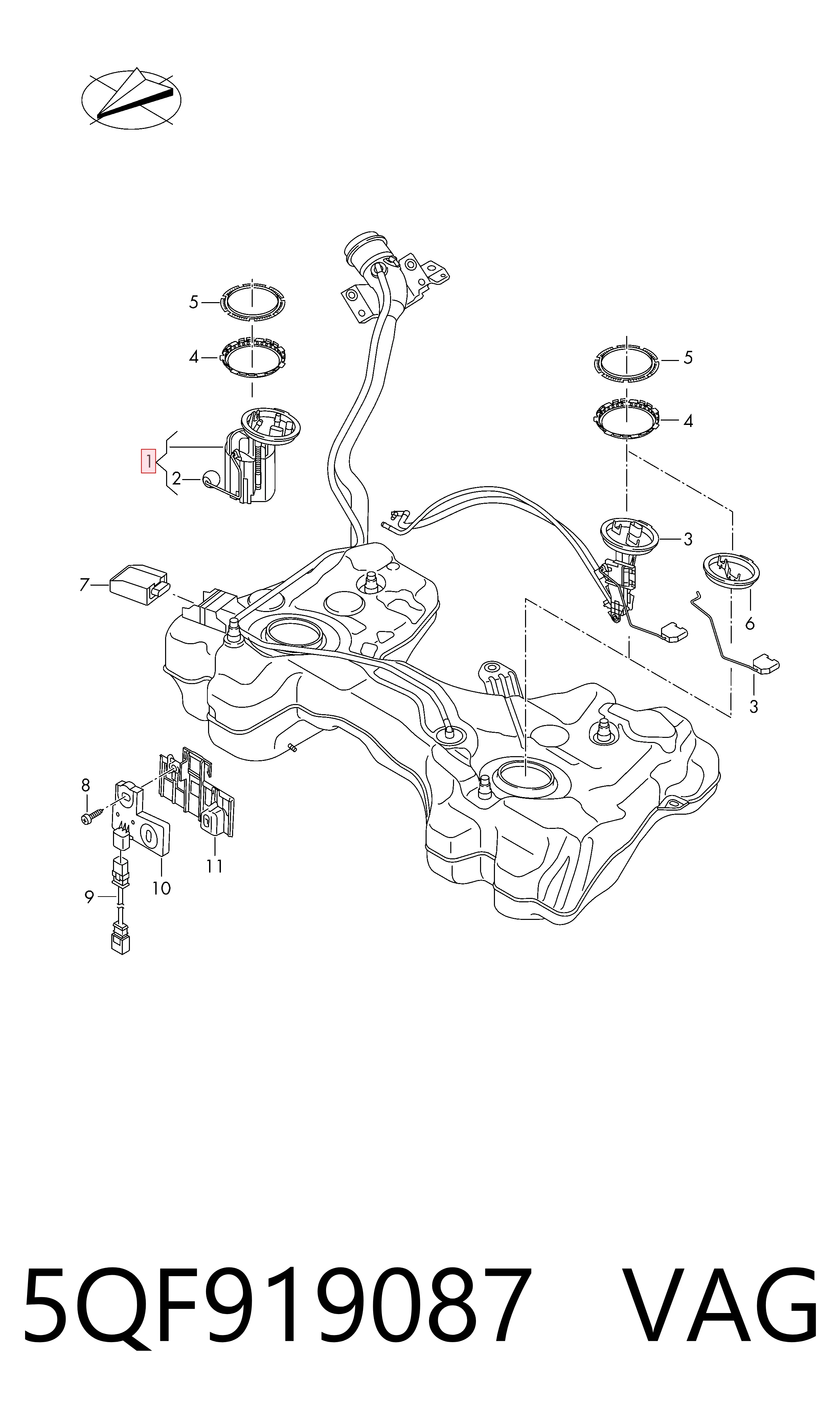 5QF919087 VAG