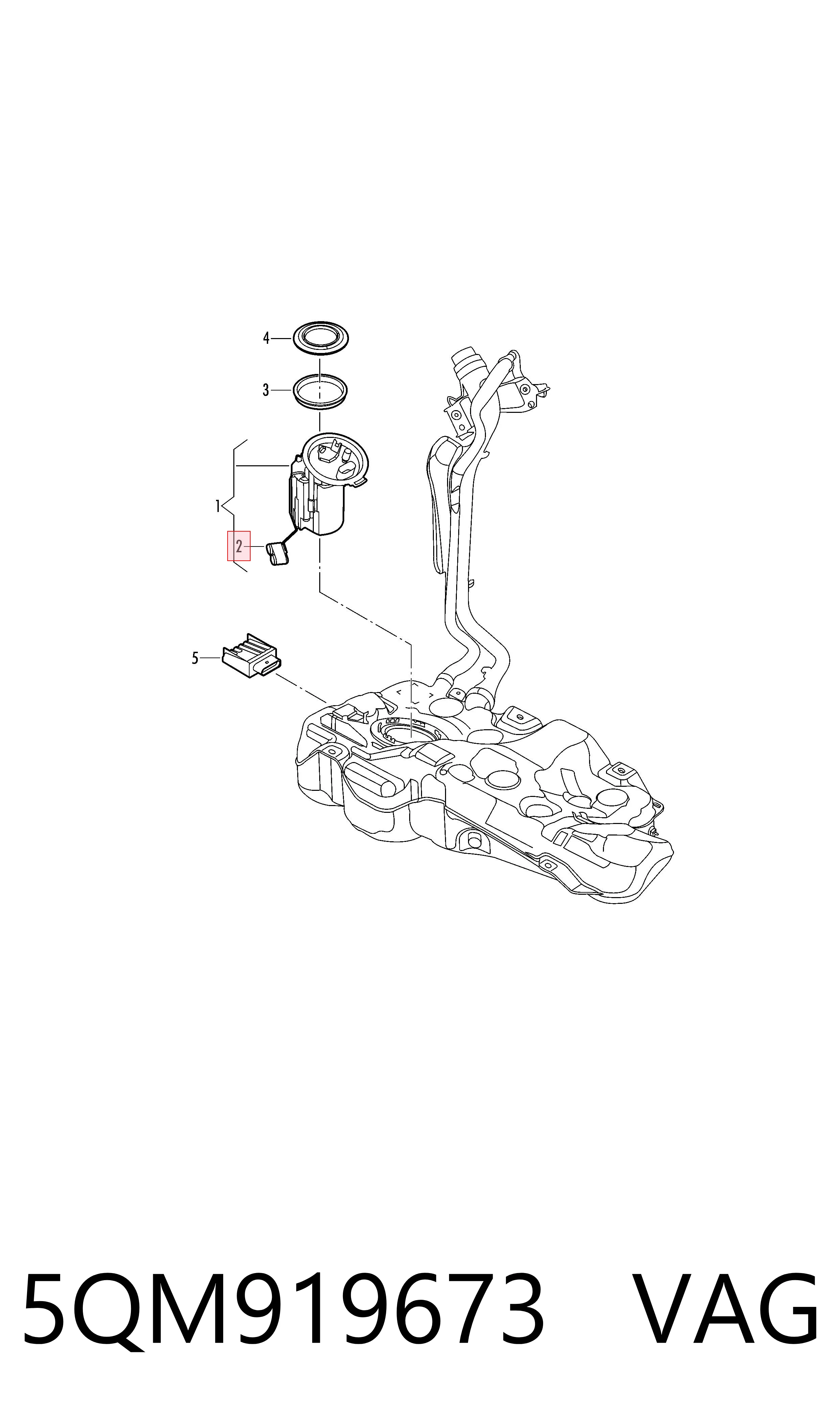 Comprar Aforador de nivel de combustible Volkswagen Jetta VII BU3, BU4 a bajo precio