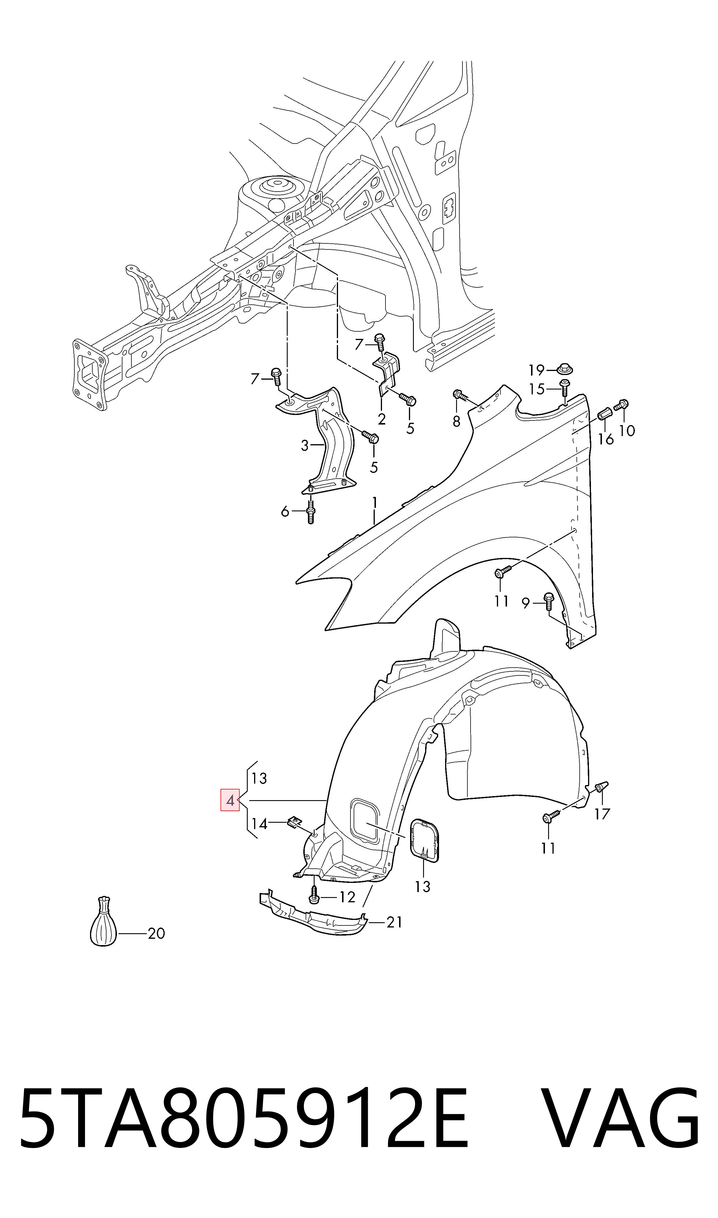 Comprar 5TA805912E VAG 