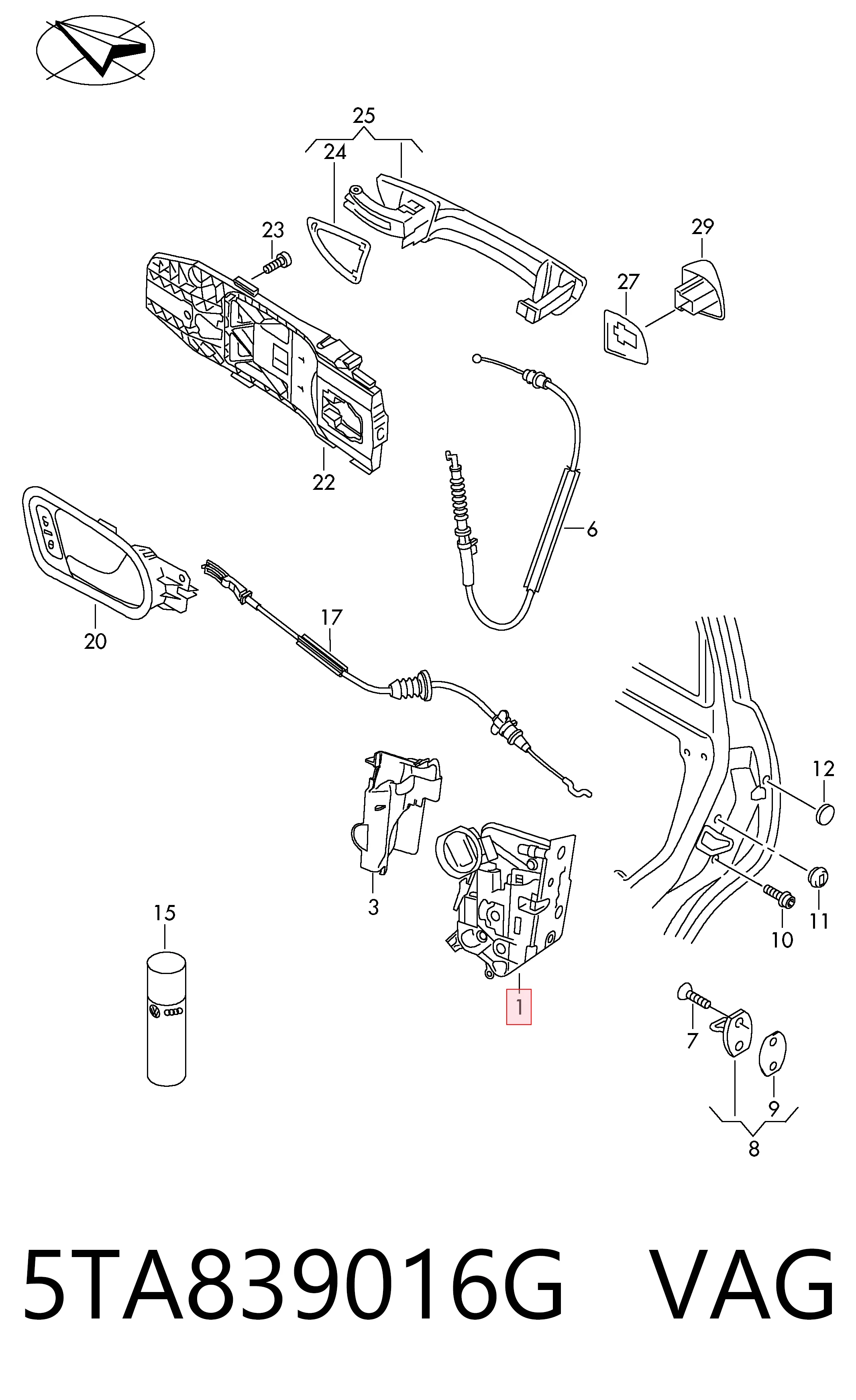 5TA839016G VAG