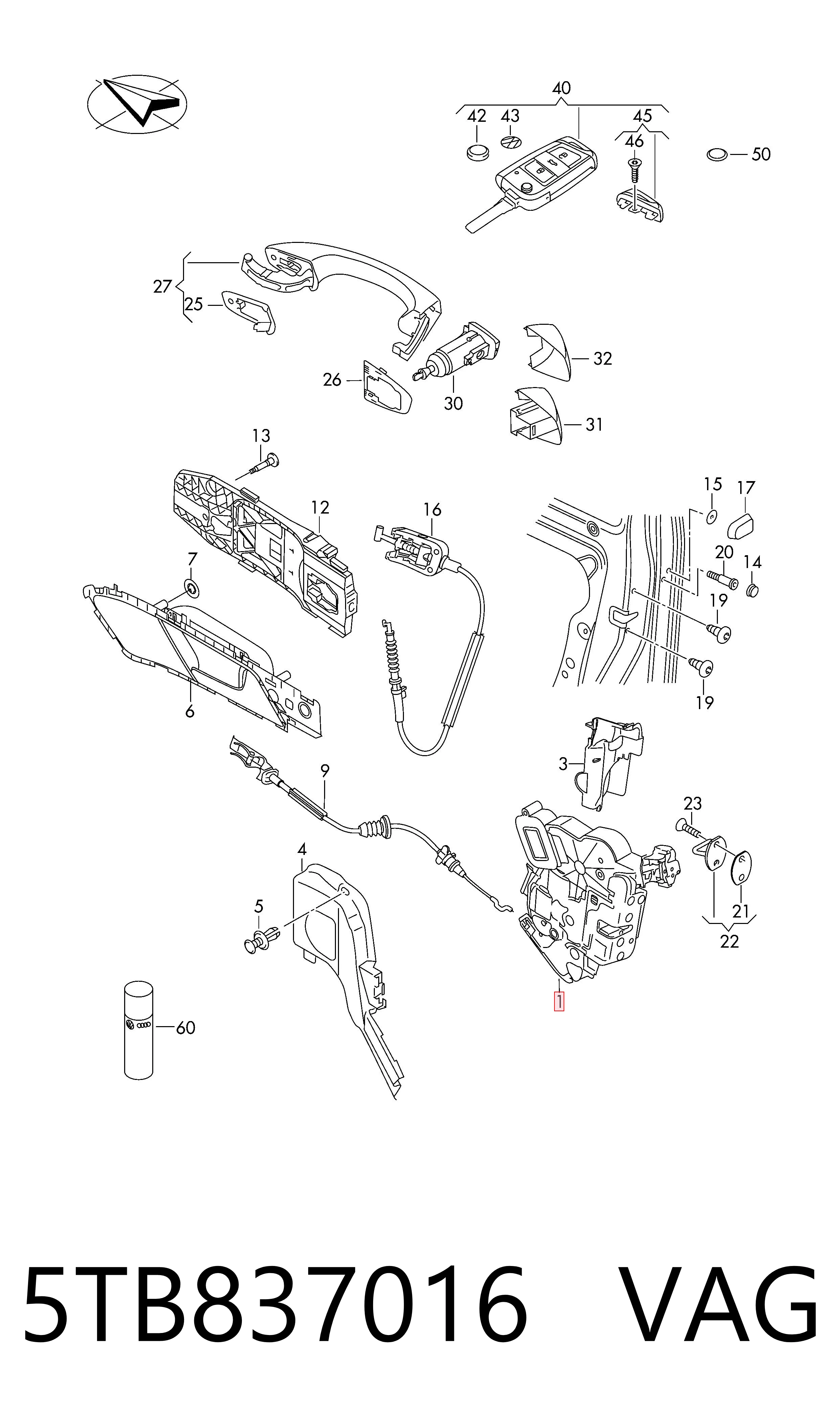 5TB837016 VAG