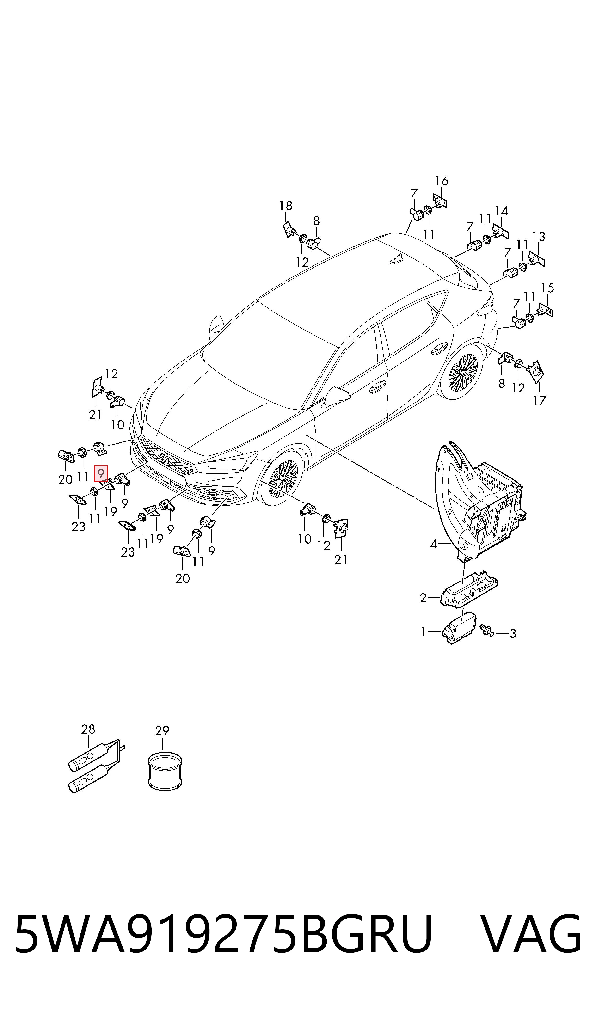 5WA919275BGRU VAG