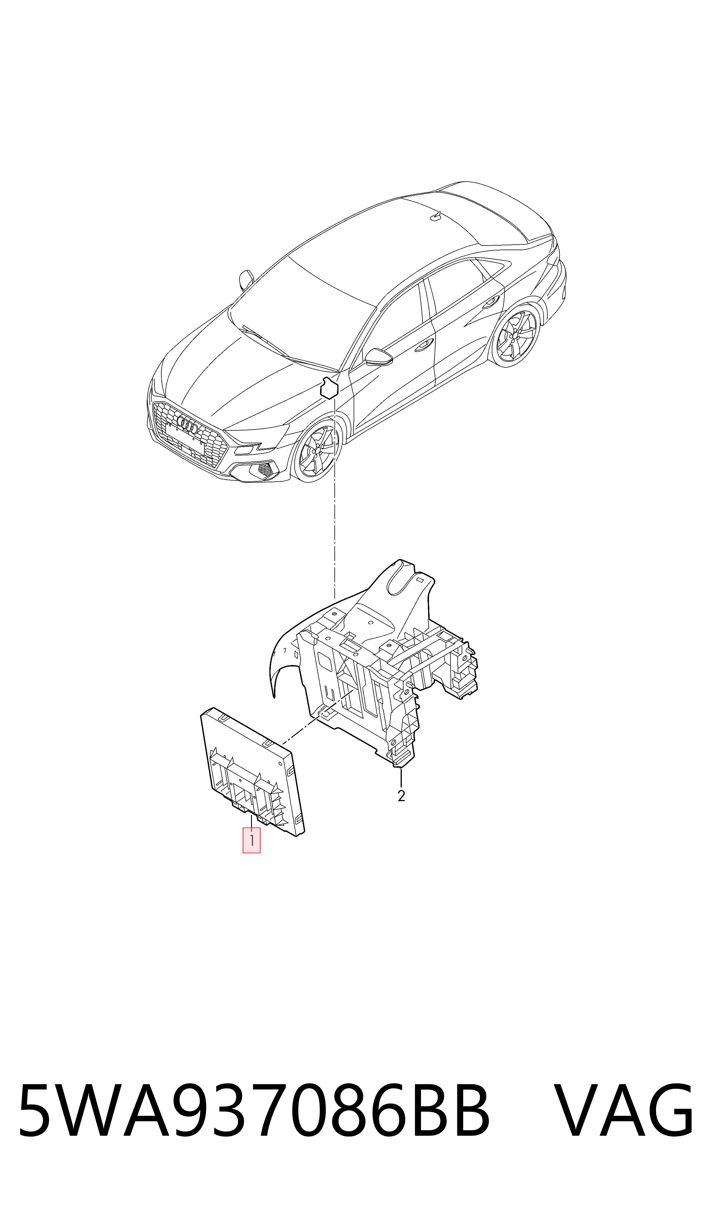  VAG 5WA937086BB precio, desde 252,65 EUR