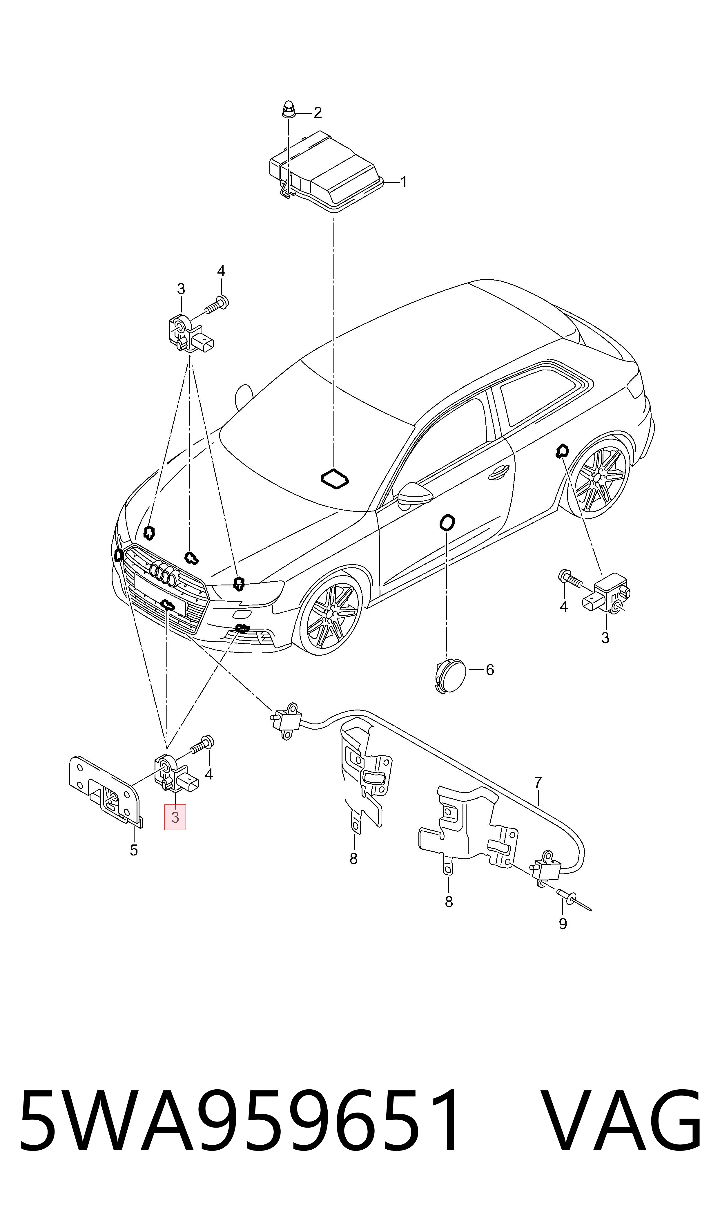  VAG 5WA959651 precio, desde 40,66 EUR