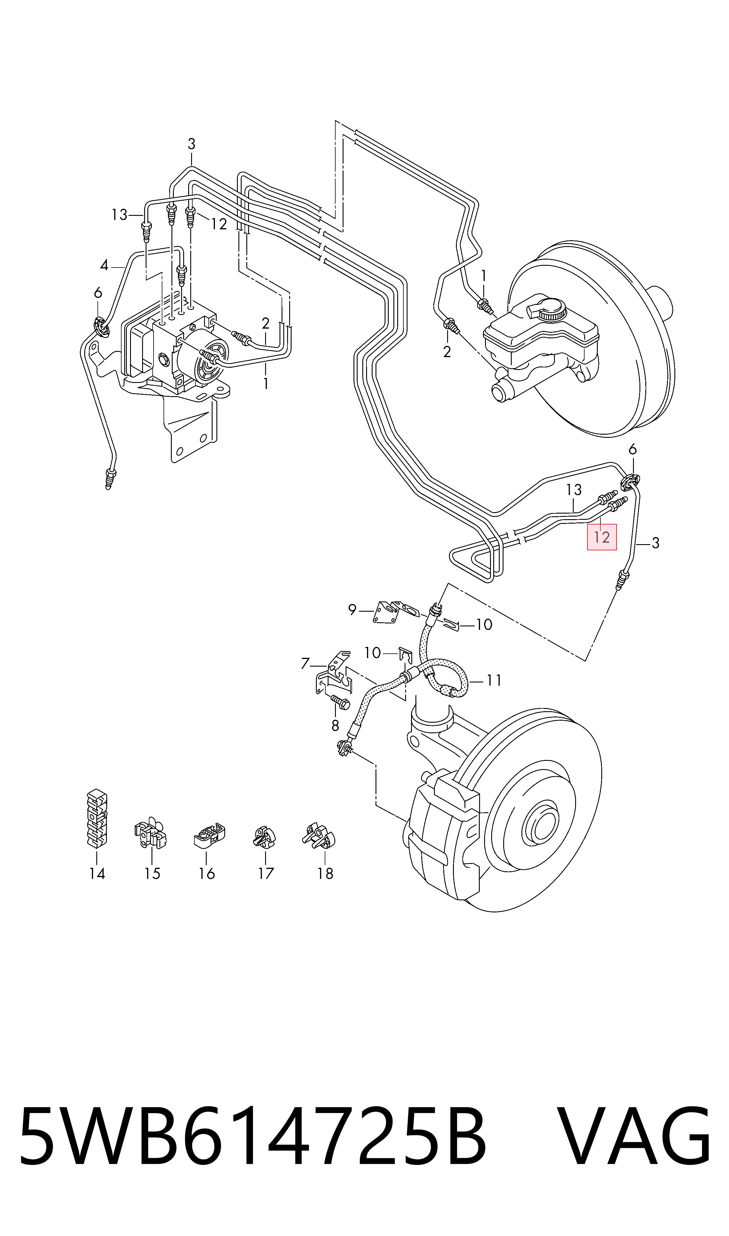 5WB614725B VAG 