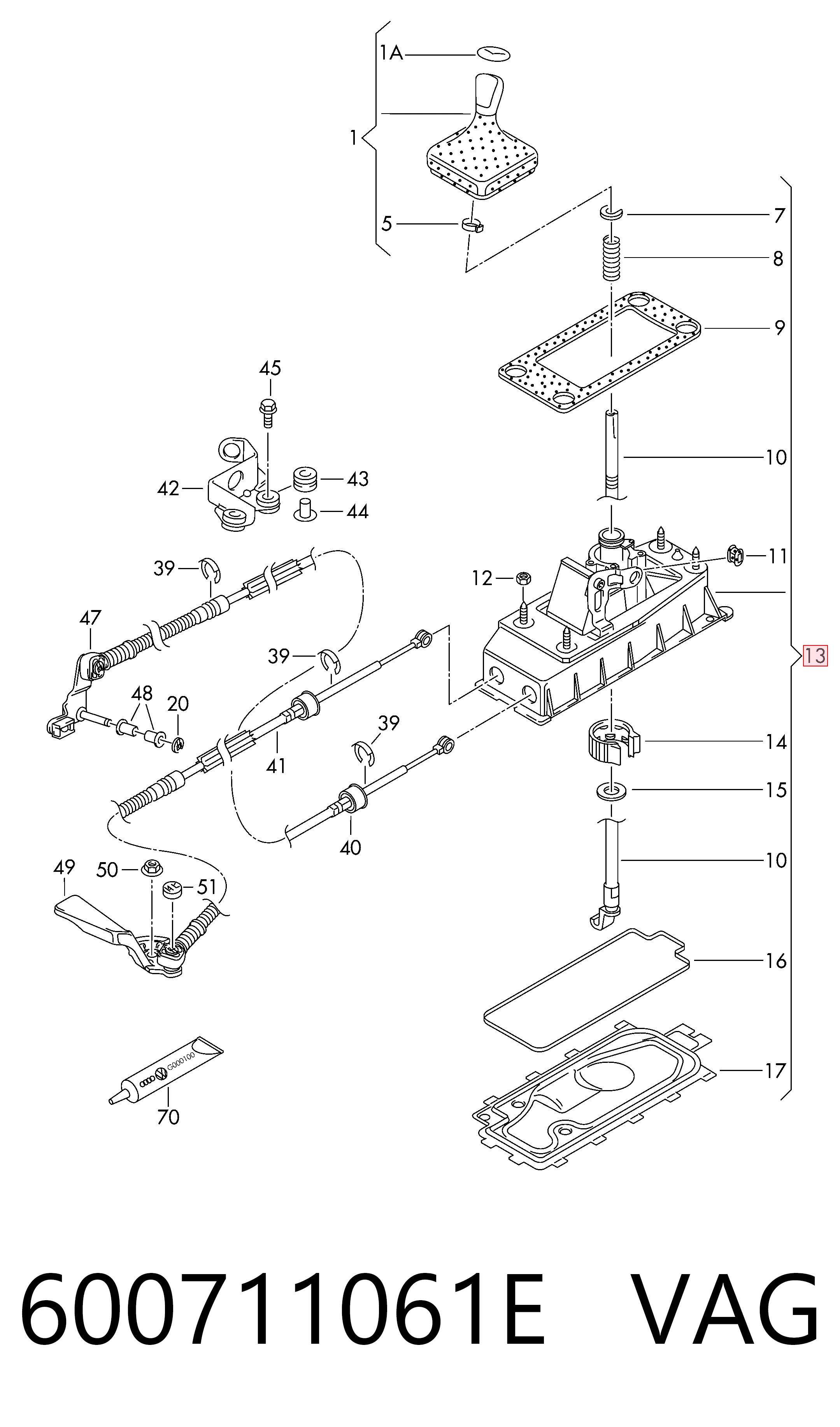 Mecanismo selector de marchas Seat Ibiza IV ST familiar (6J8, 6P8) (2010 - 2016) precio, desde 59,53 EUR