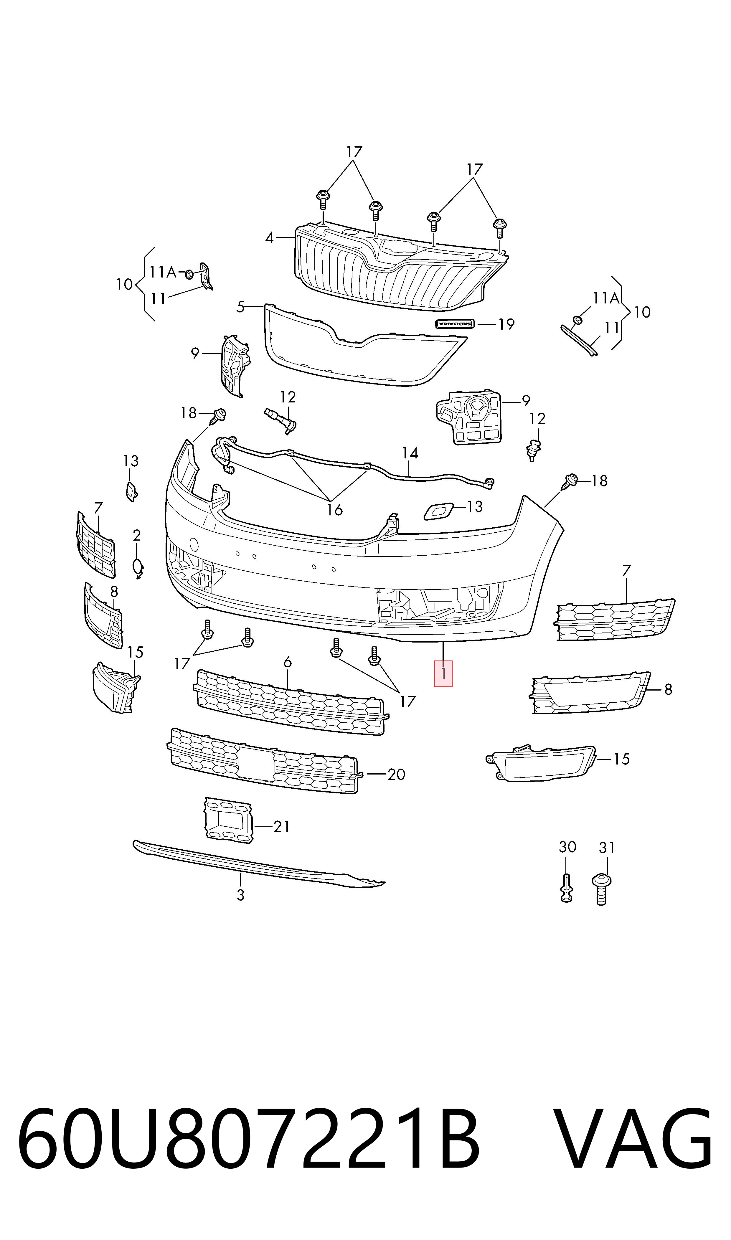 60U807221B VAG