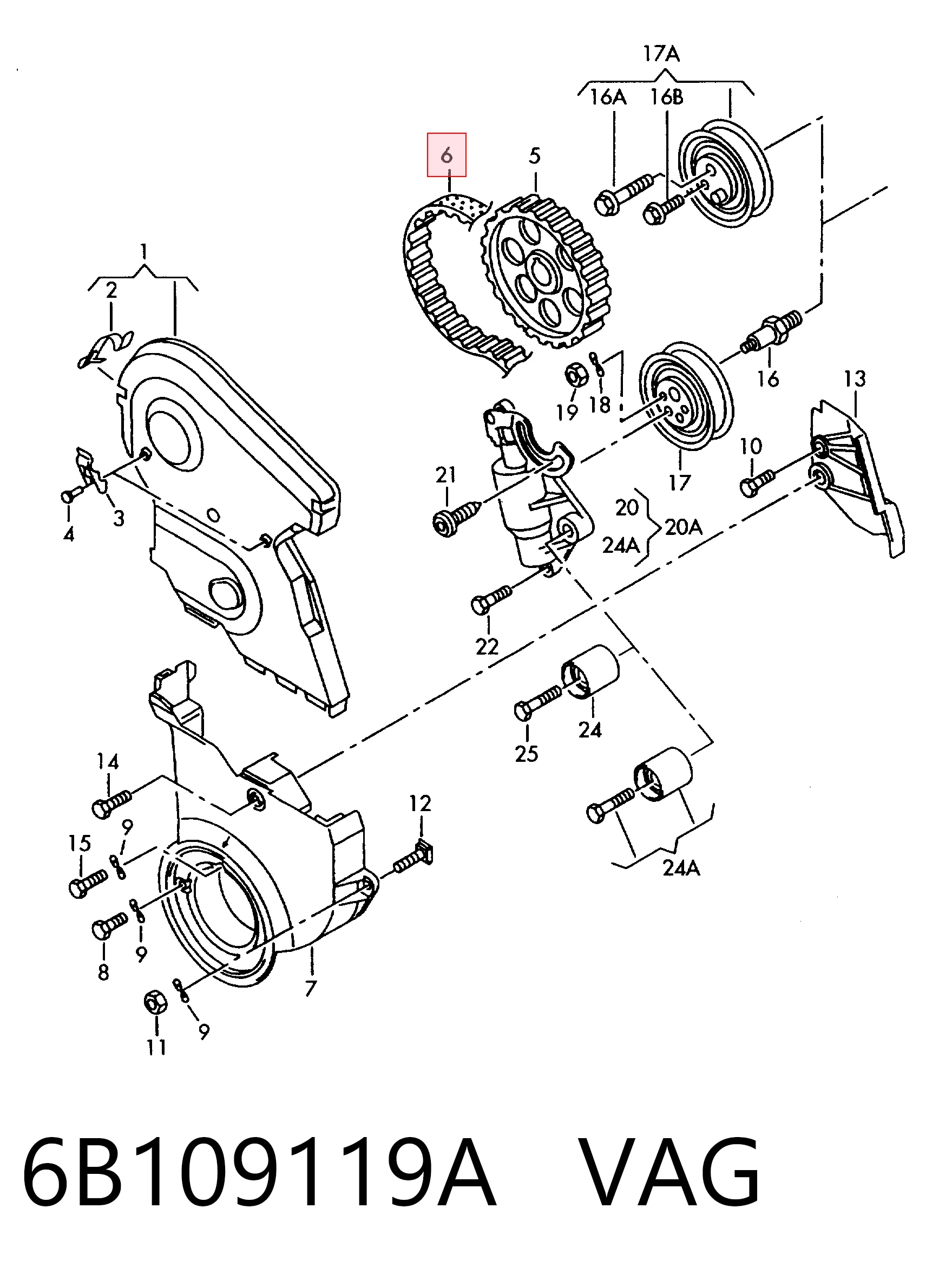6B109119A VAG