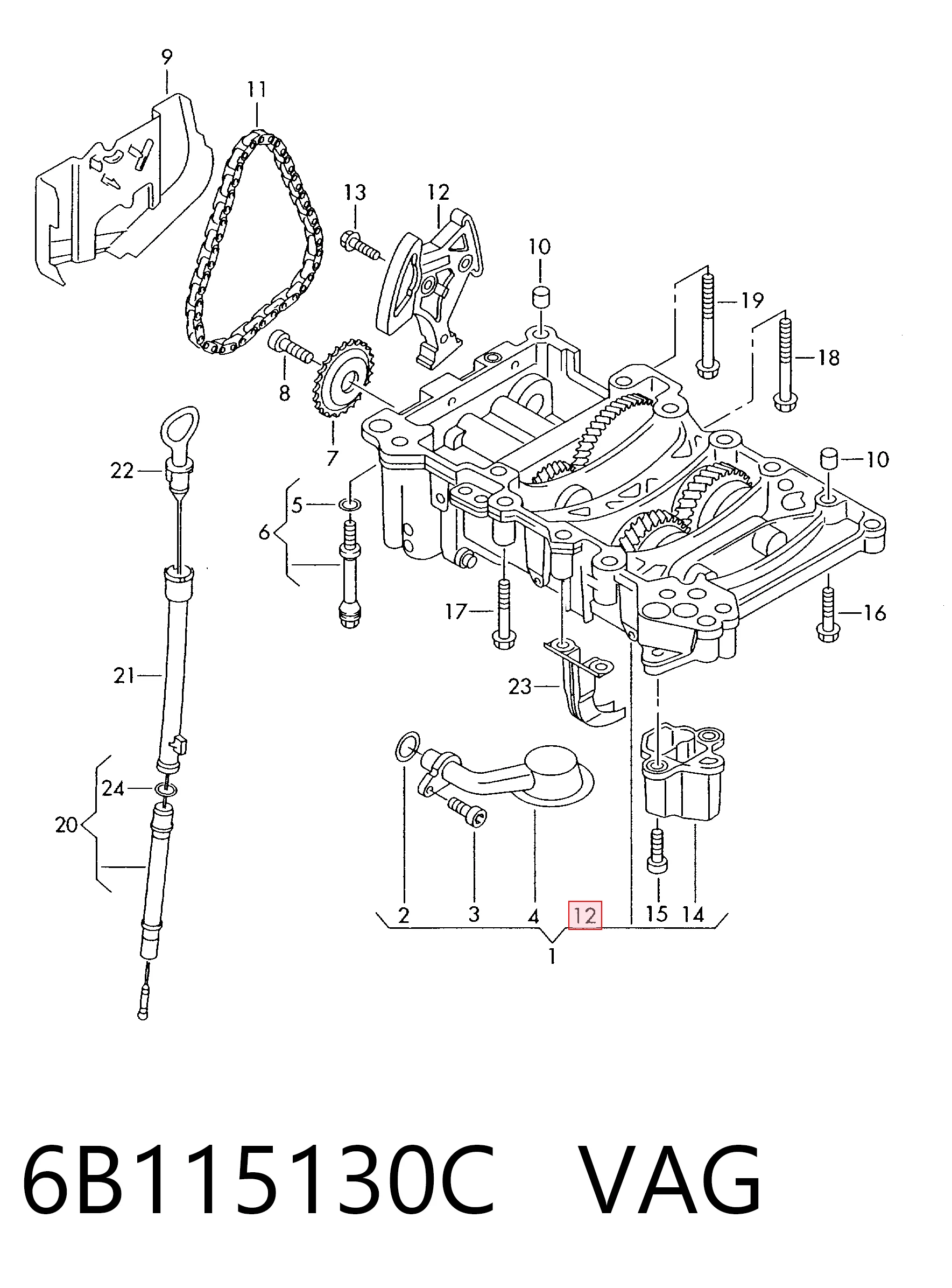 6B115130C VAG