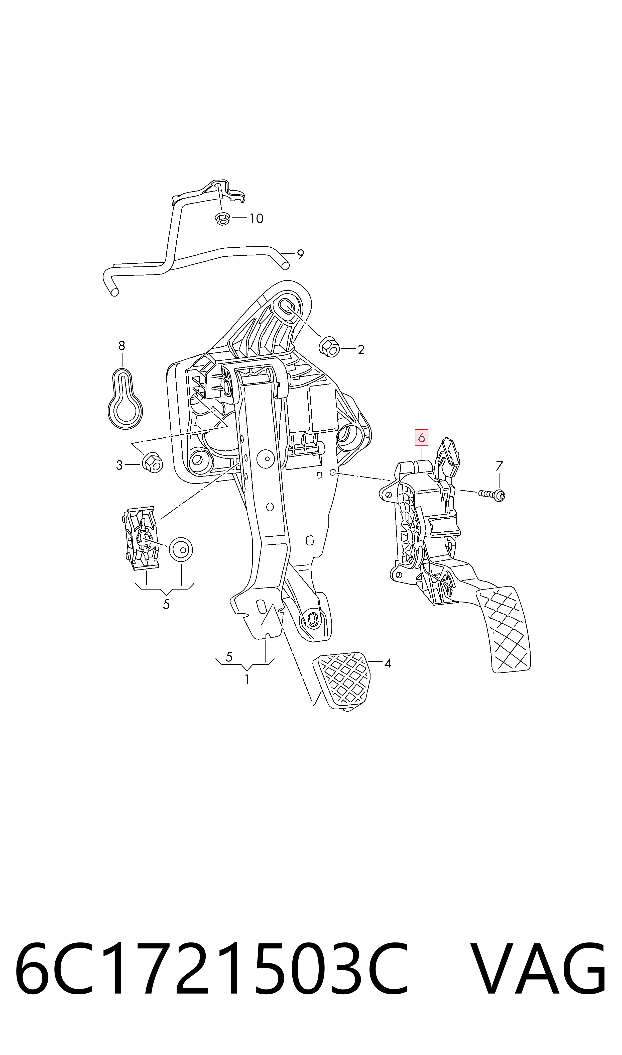 6C1721503C VAG