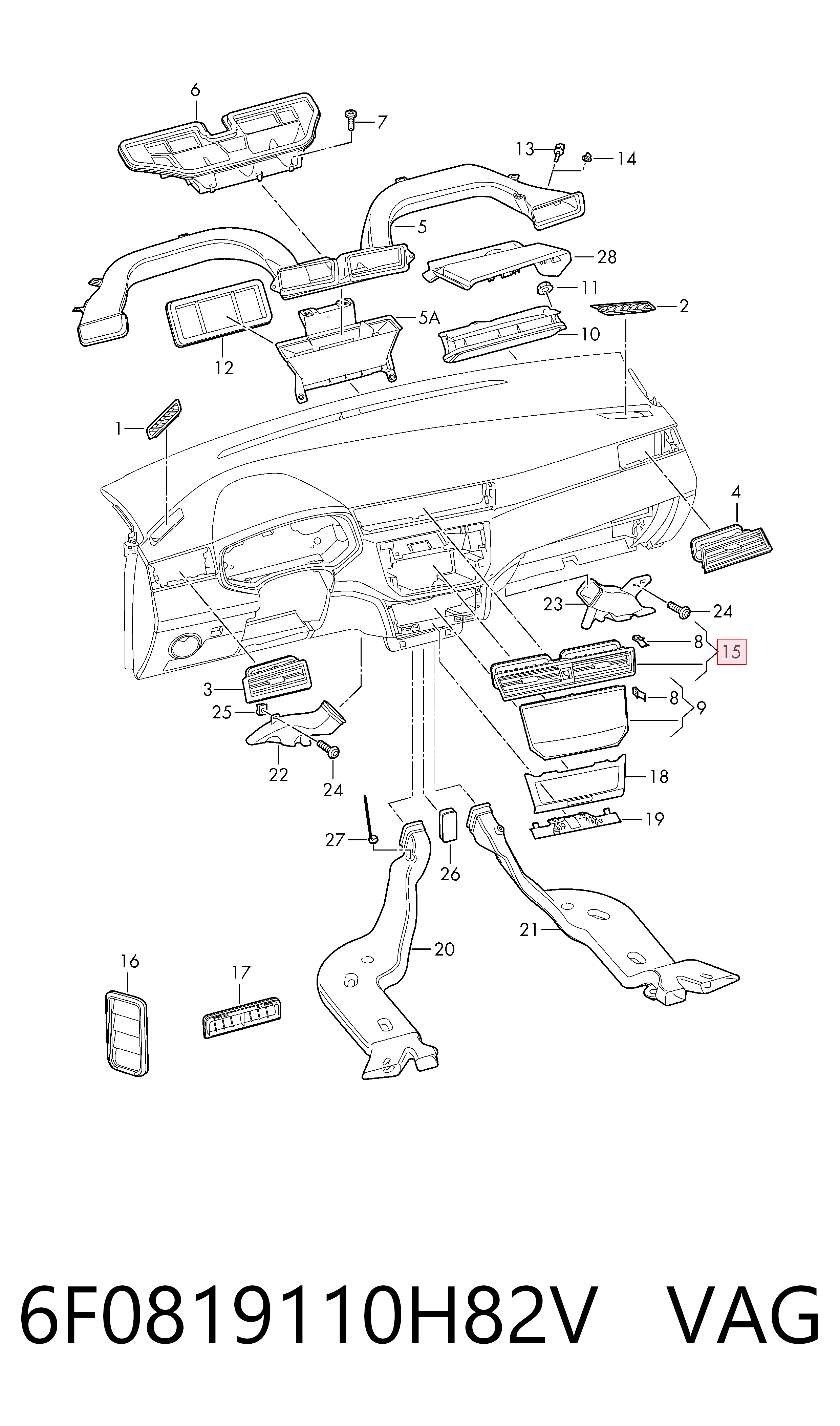 6F0819110H82V VAG