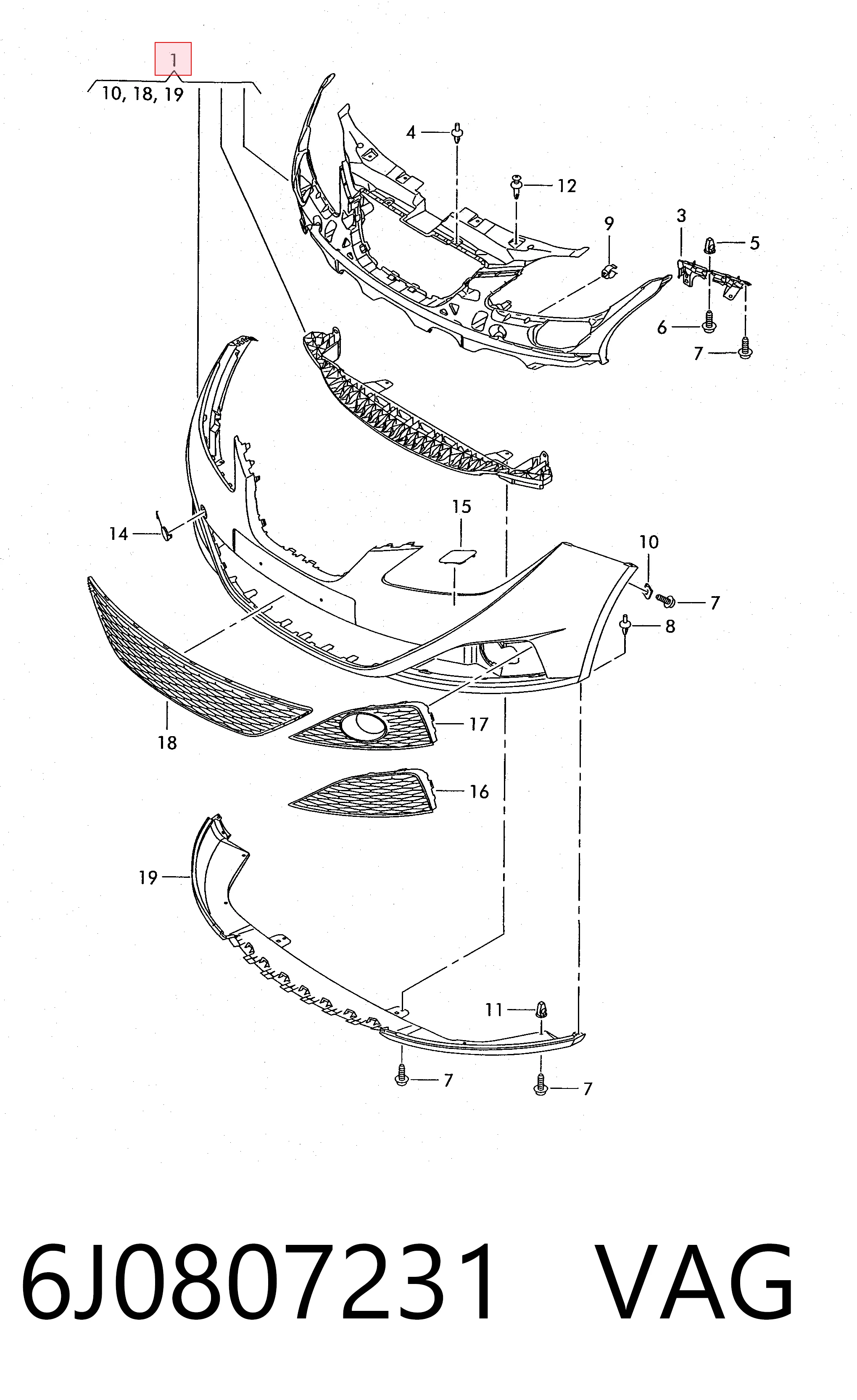 6J0807231 VAG