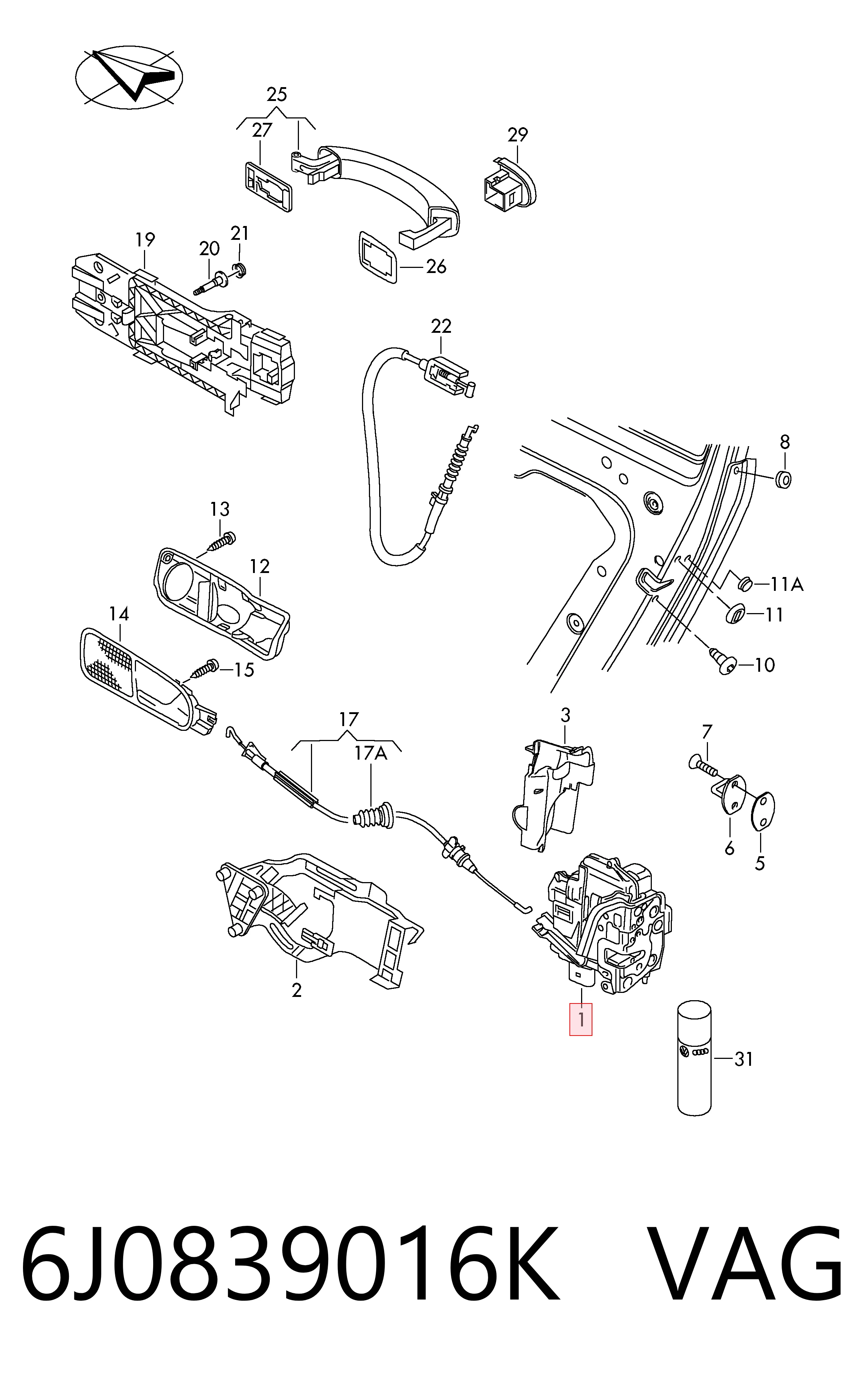 6J0839016K VAG