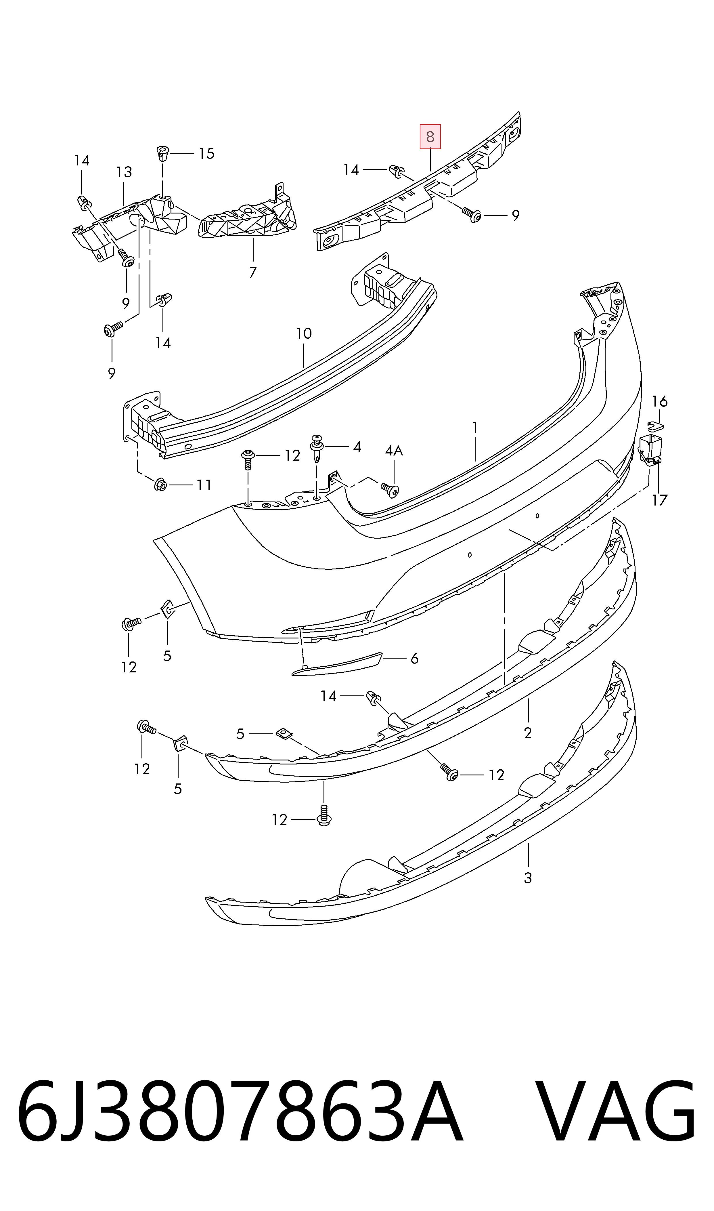 6J3807863A VAG