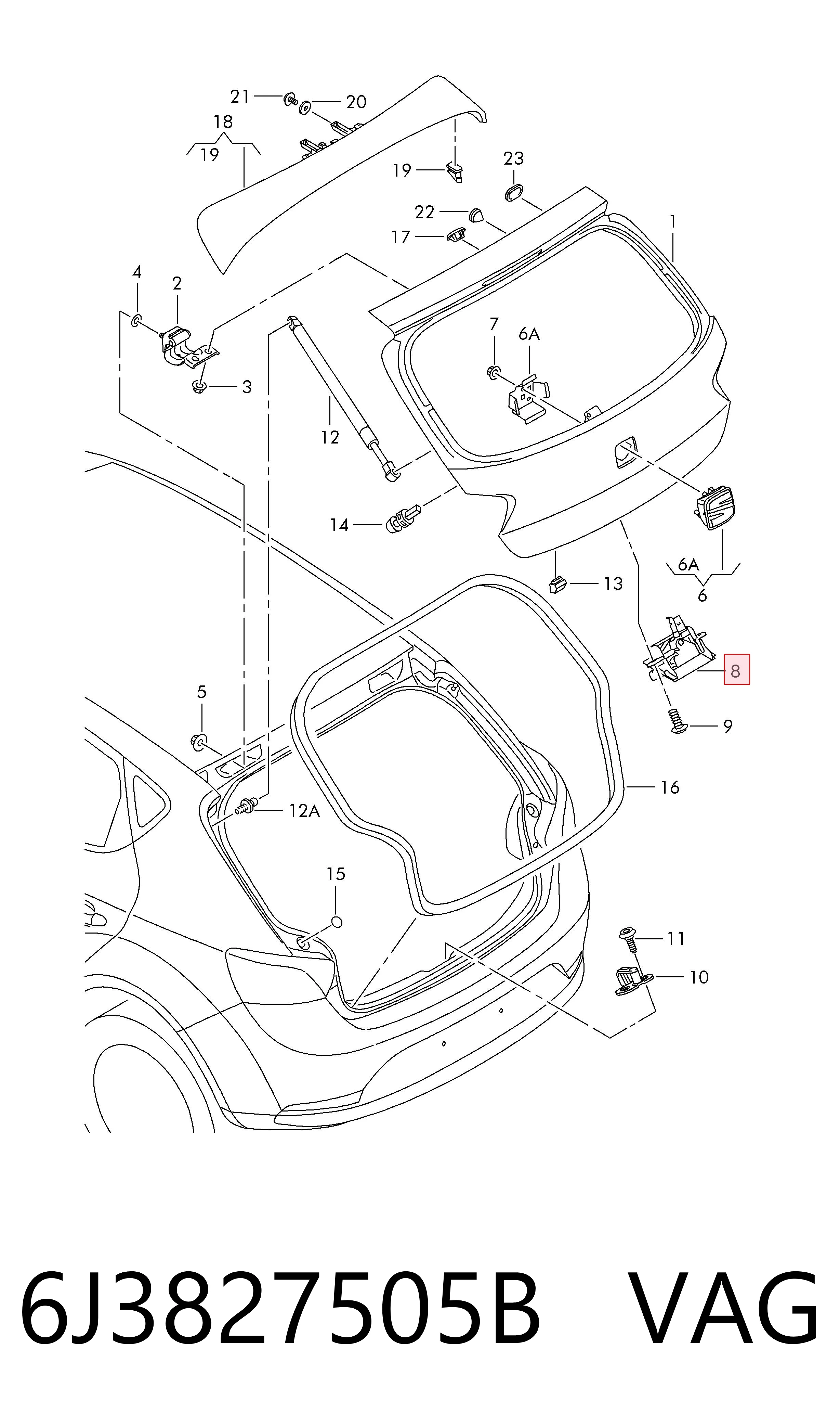 6J3827505B VAG