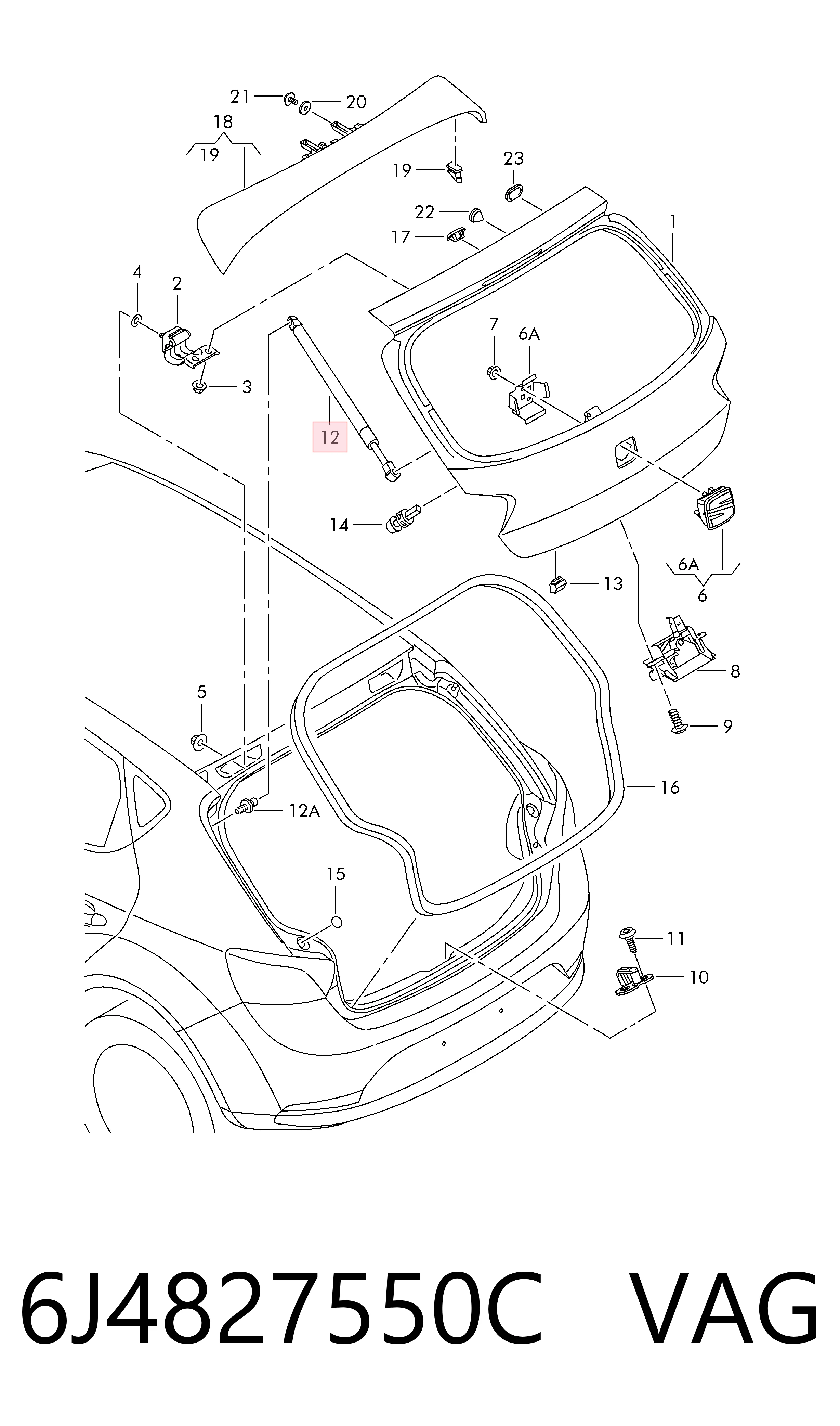 Amortiguador de maletero Seat Ibiza IV desde 14,60 €