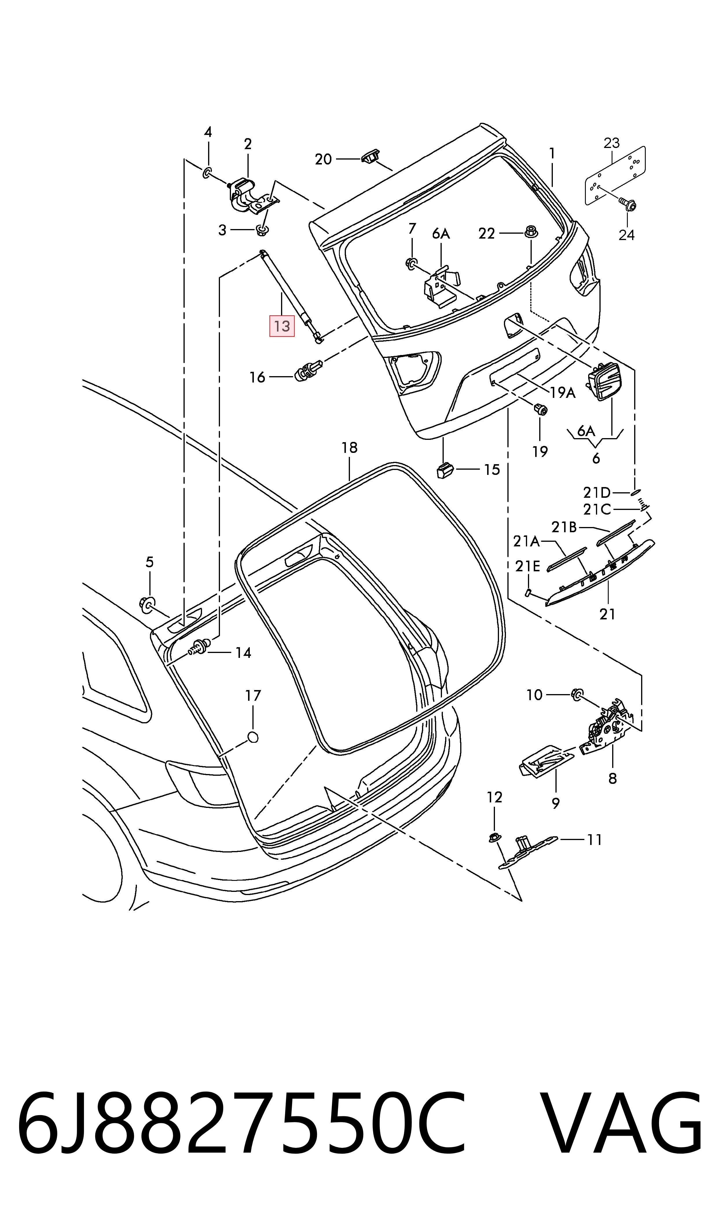 Amortiguador maletero Seat Ibiza IV familiar comprar en España