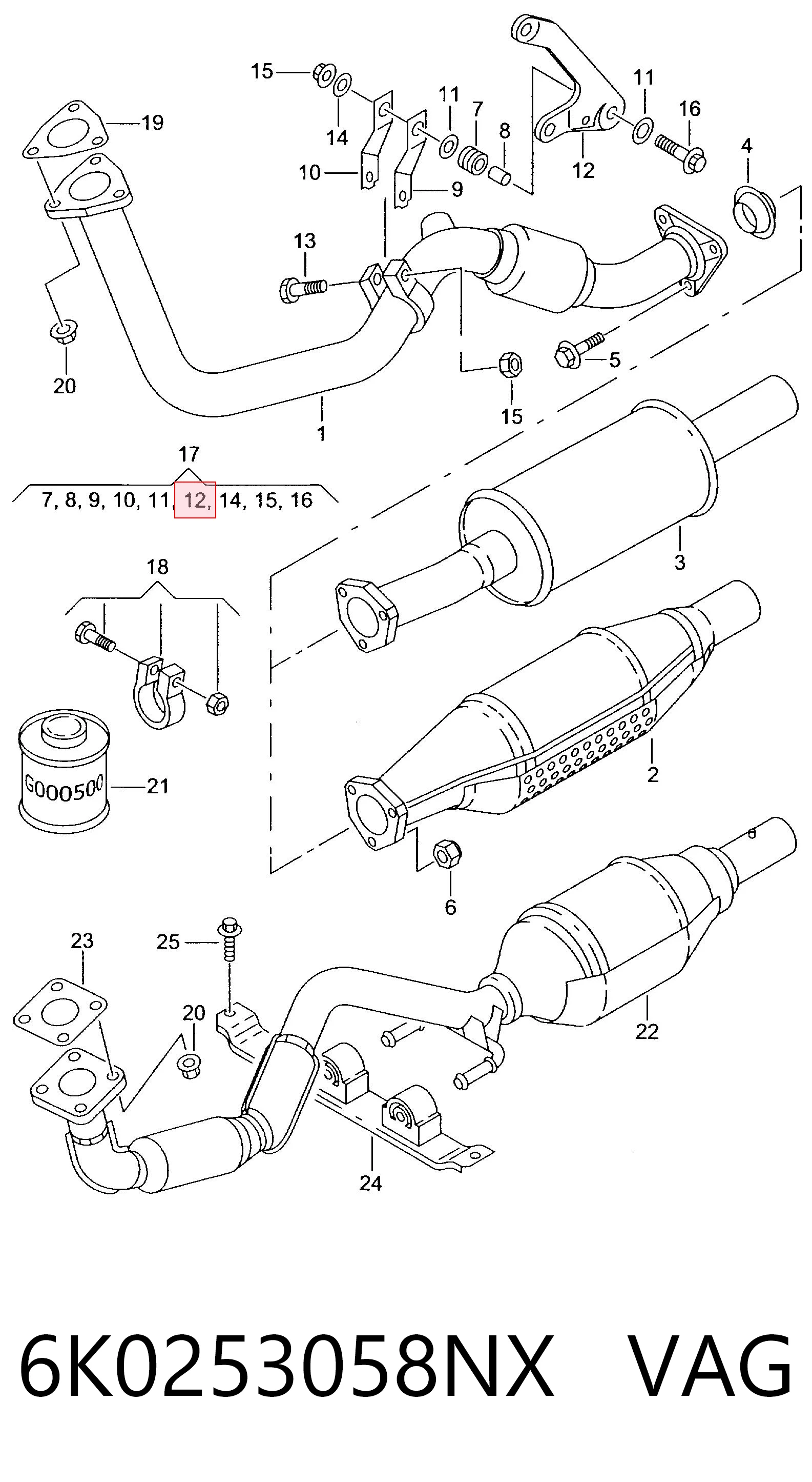 6K0253058NX VAG