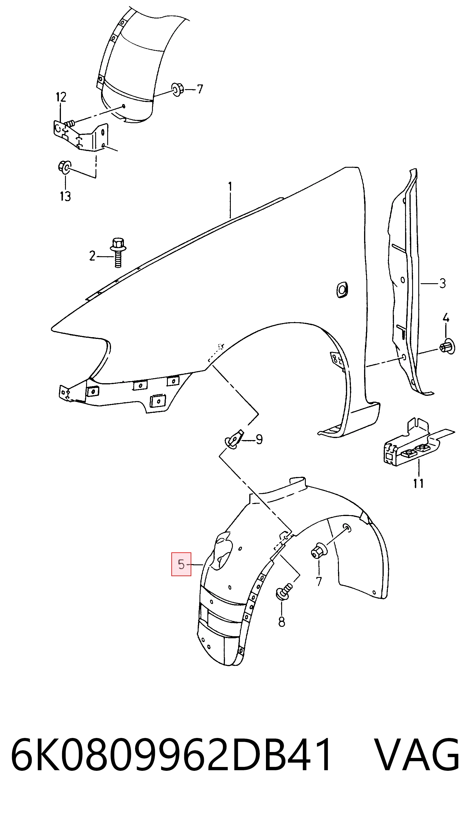 Comprar Paso de rueda delantero derecho Seat Cordoba  6K2 a bajo precio