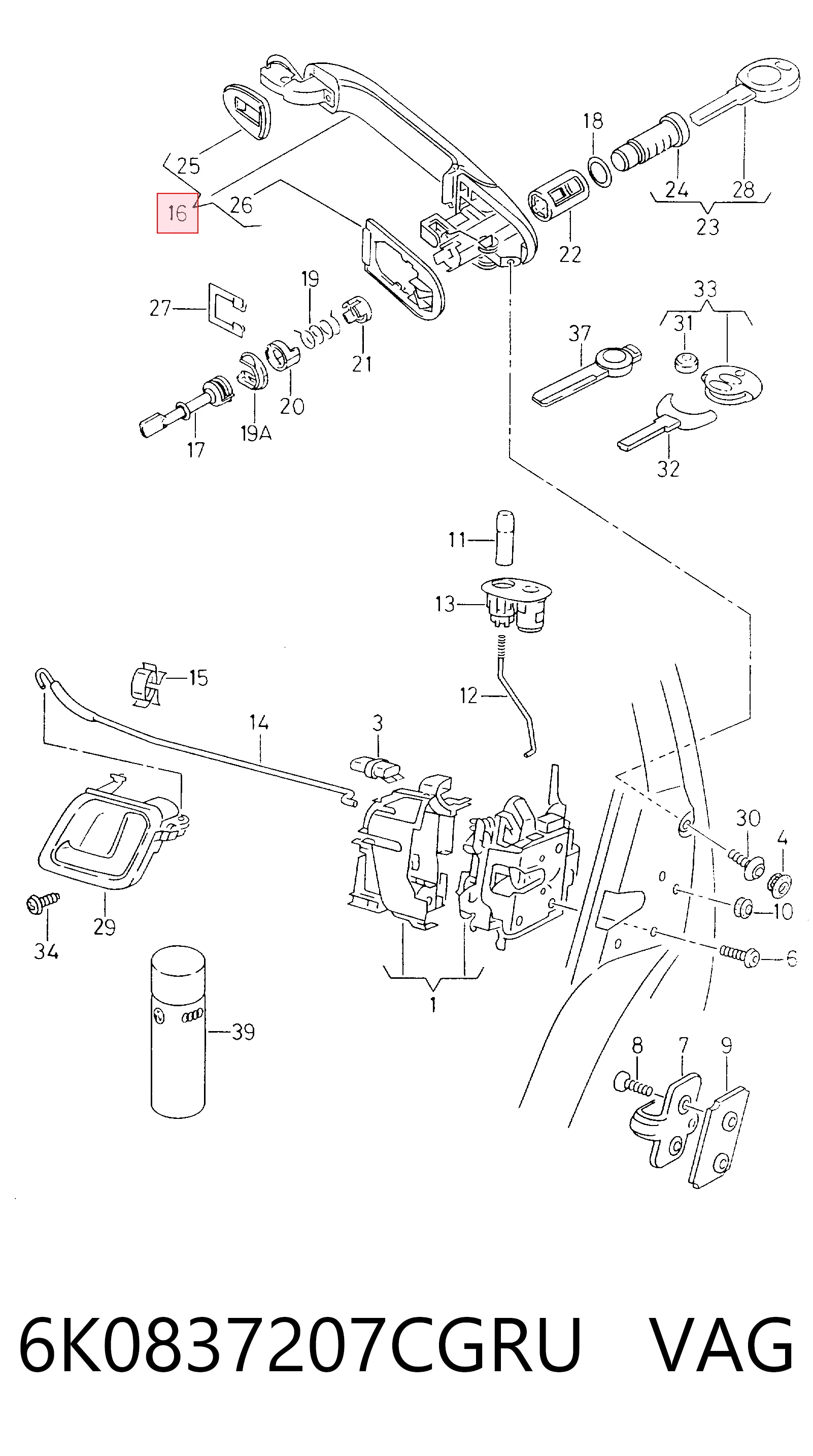 6K0837207CGRU VAG