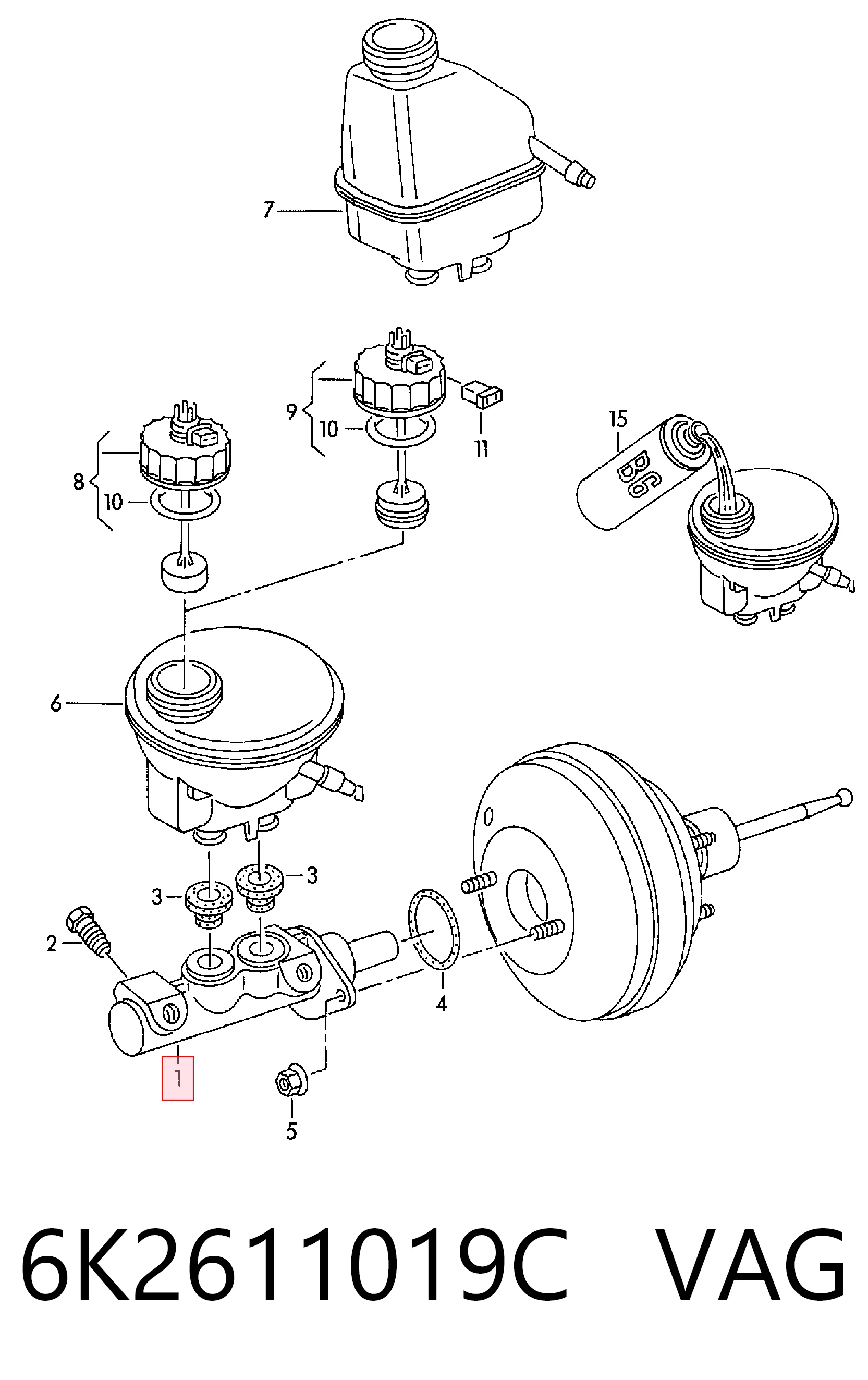6K2611019C VAG