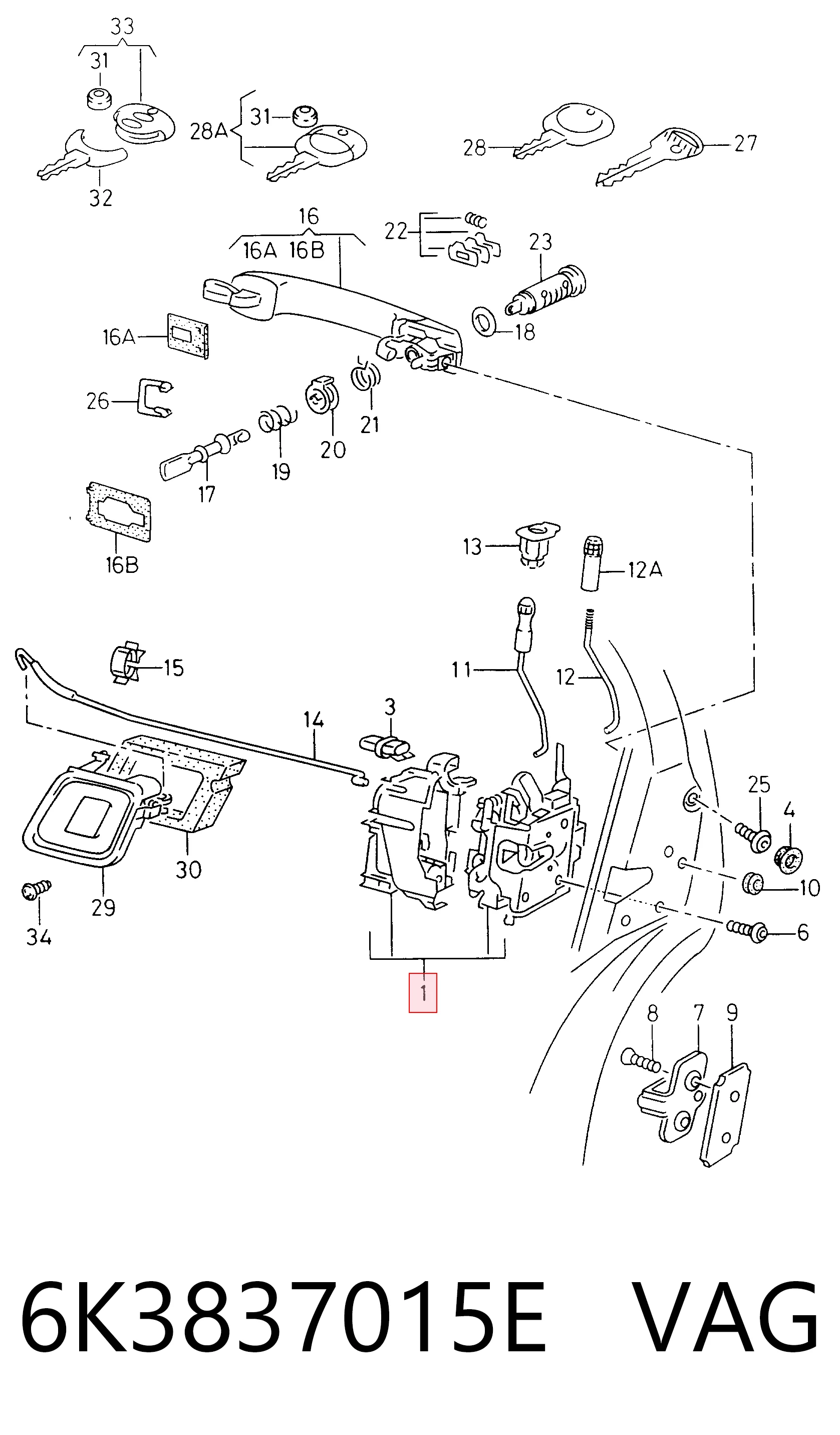 6K3837015E VAG