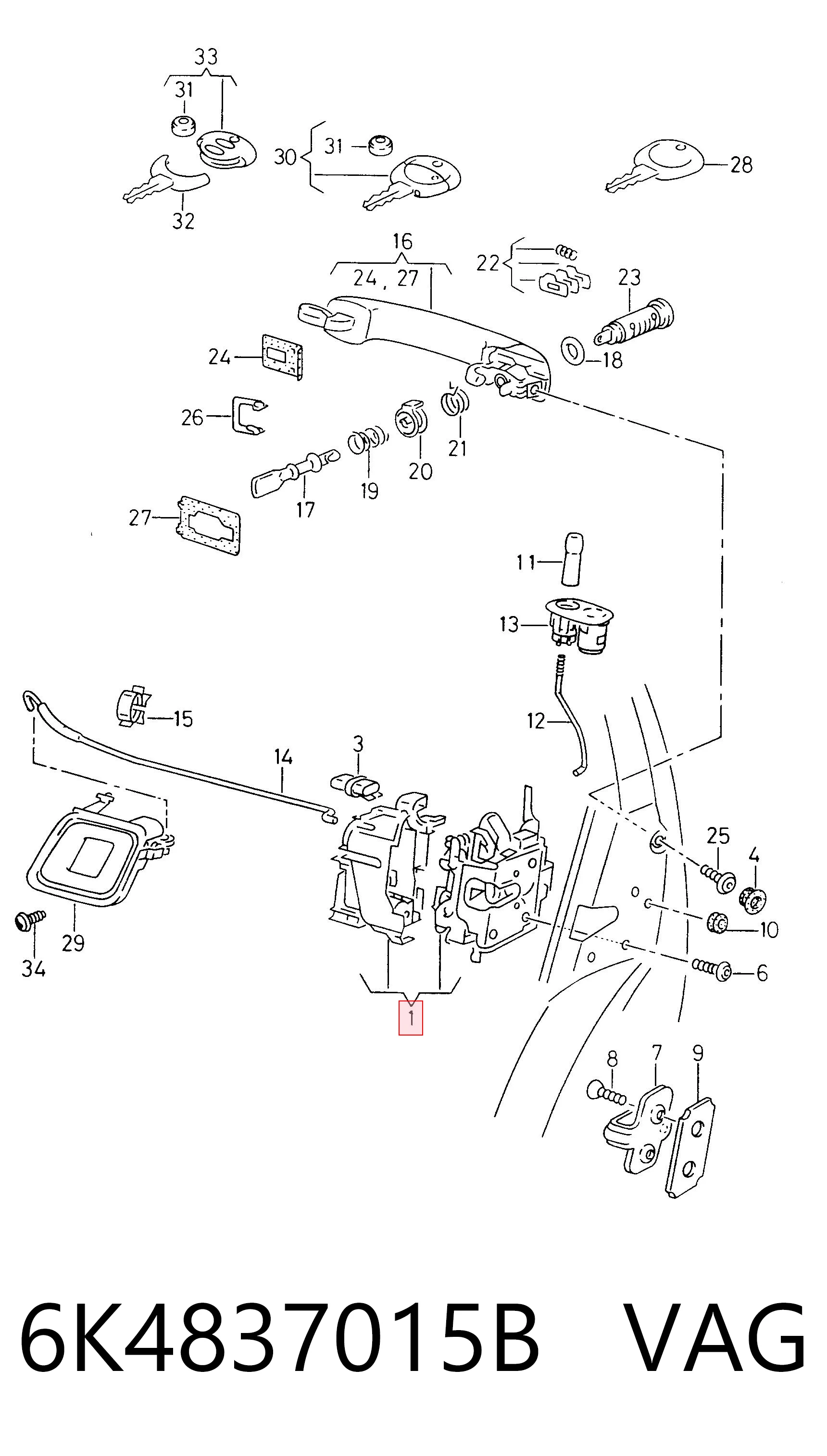 6K4837015B VAG