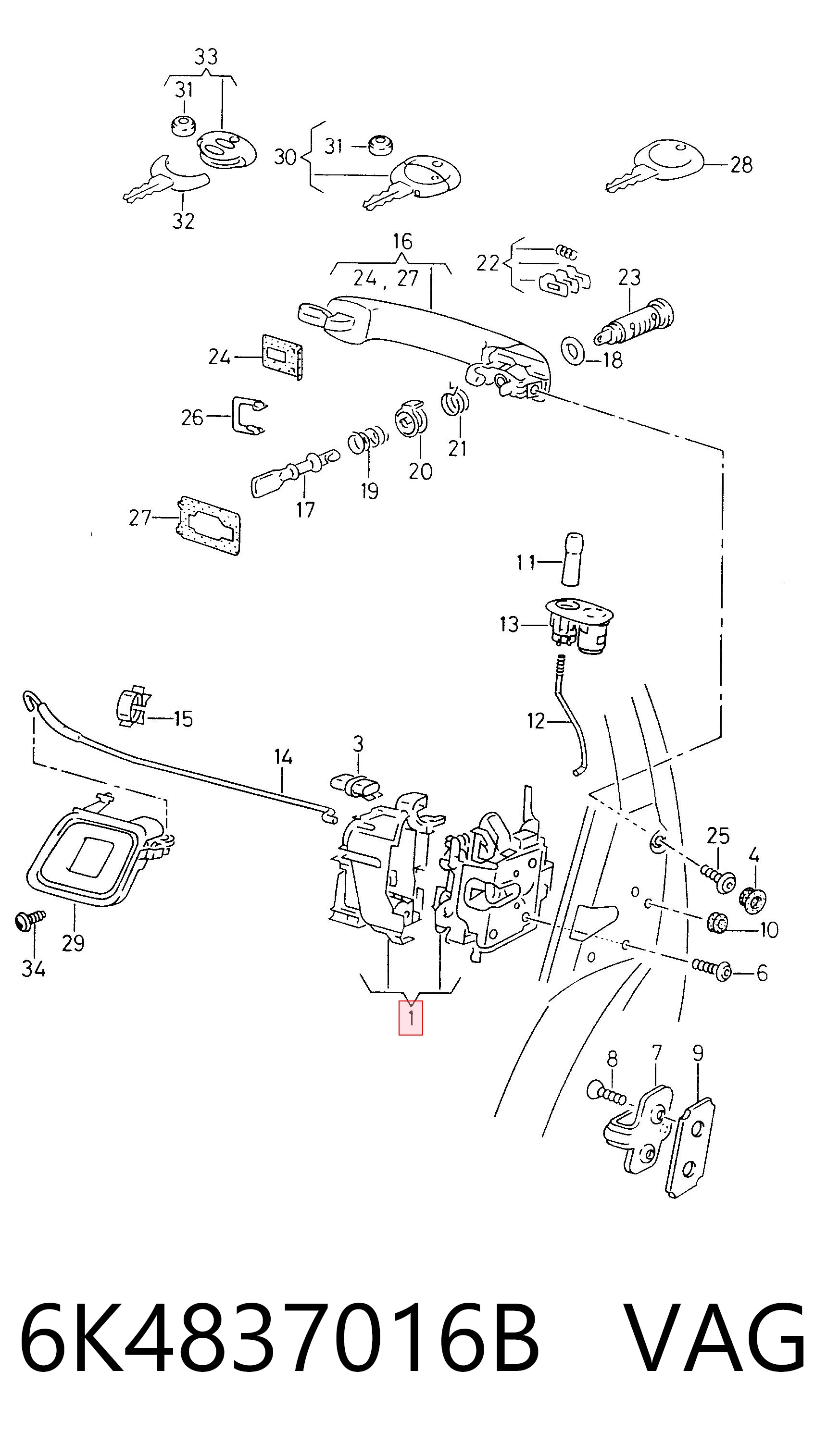 6K4837016B VAG
