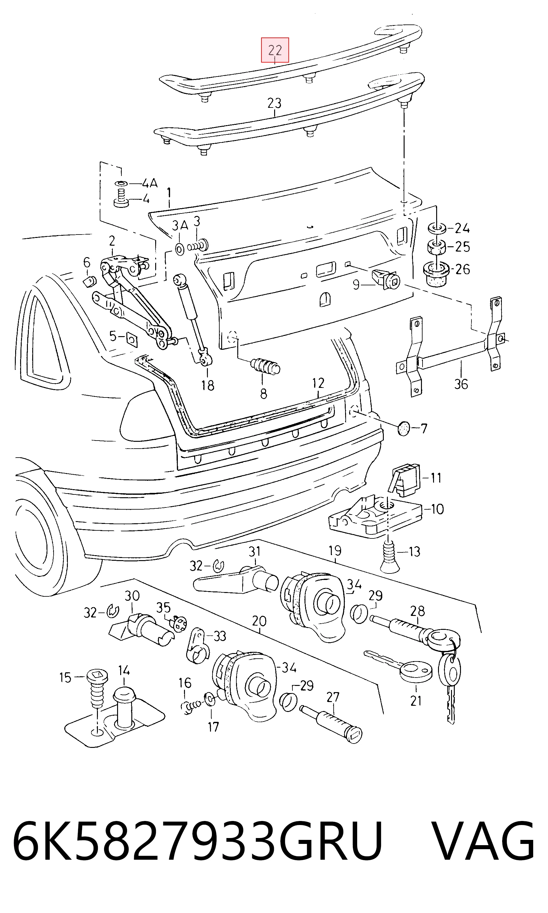 6K5827933GRU VAG