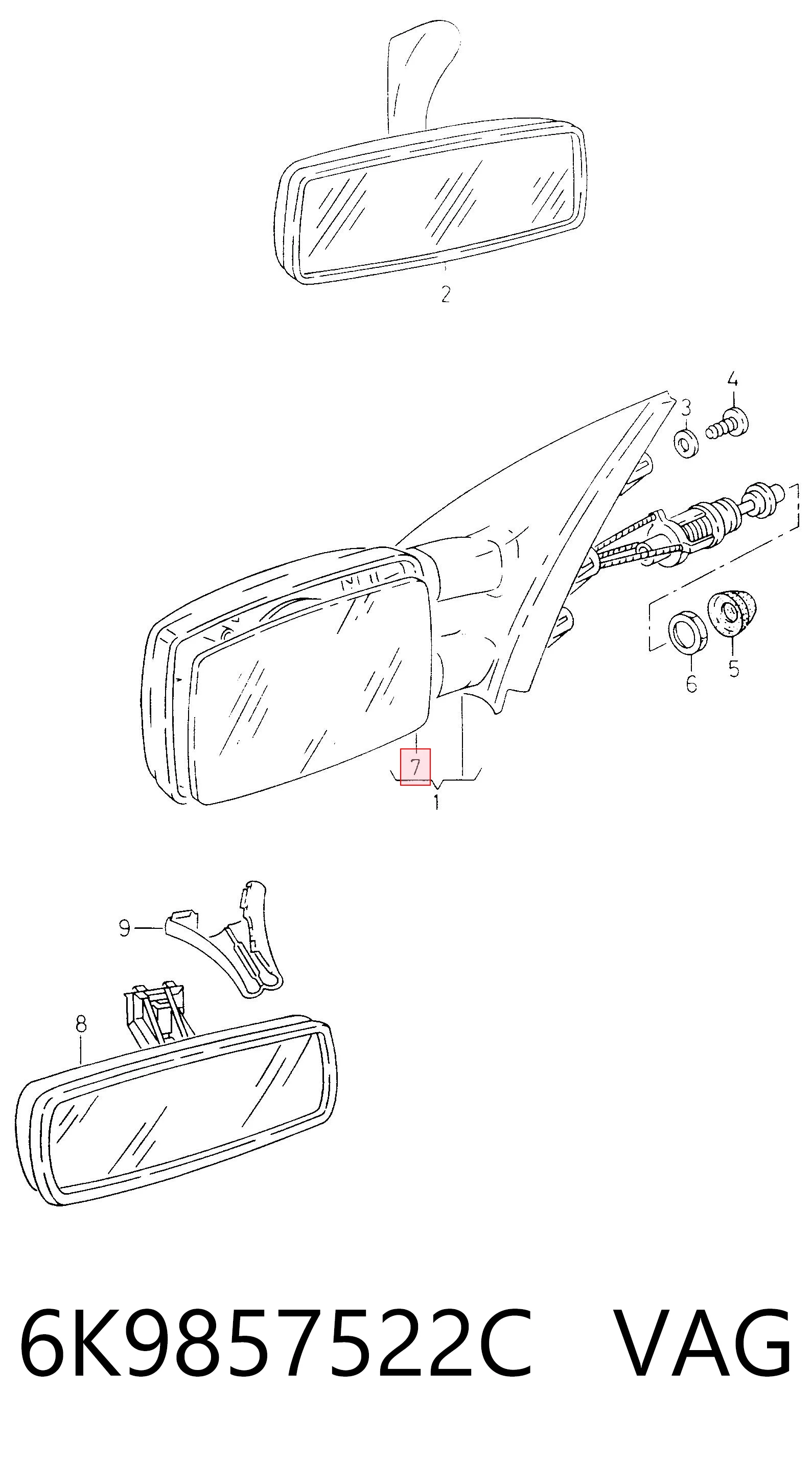 6K9857522C VAG