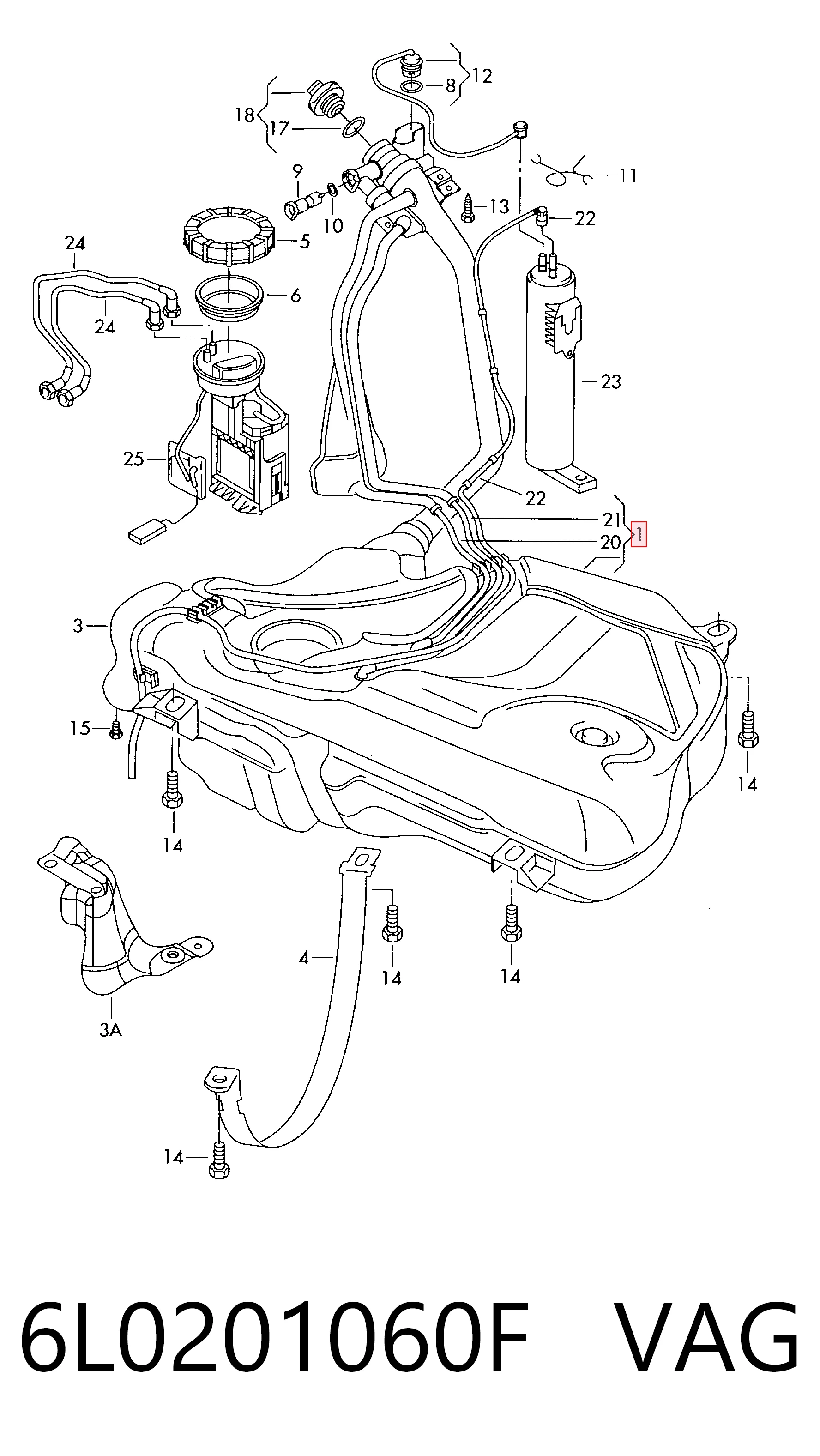 Comprar Depósito de combustible Seat Ibiza III 6L1 a bajo precio