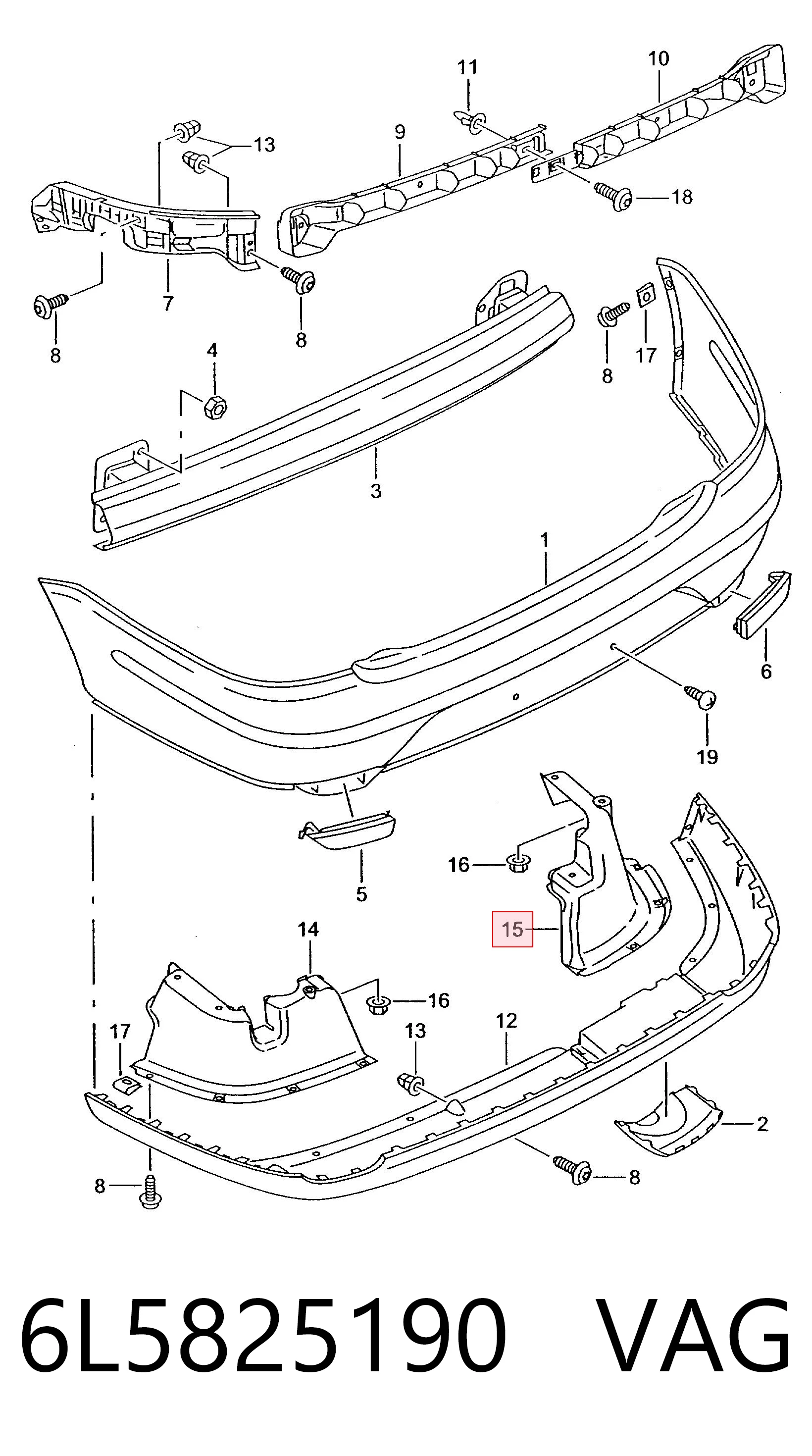 6L5825190 VAG