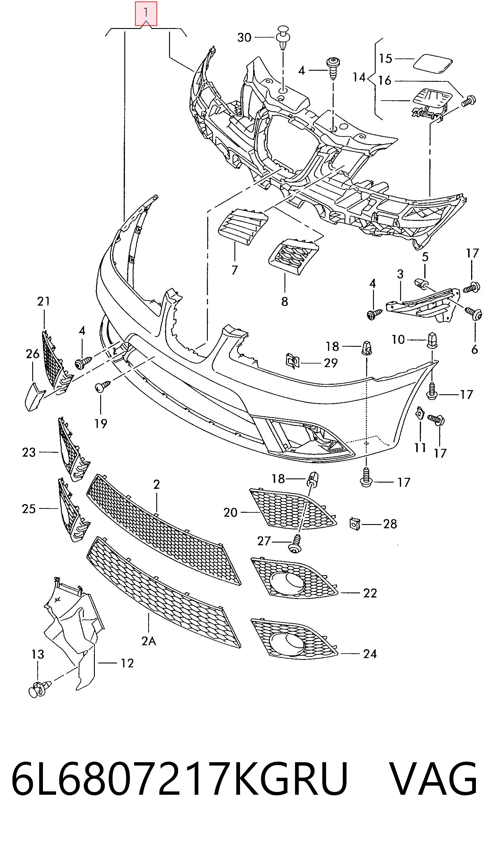 6L6807217KGRU VAG