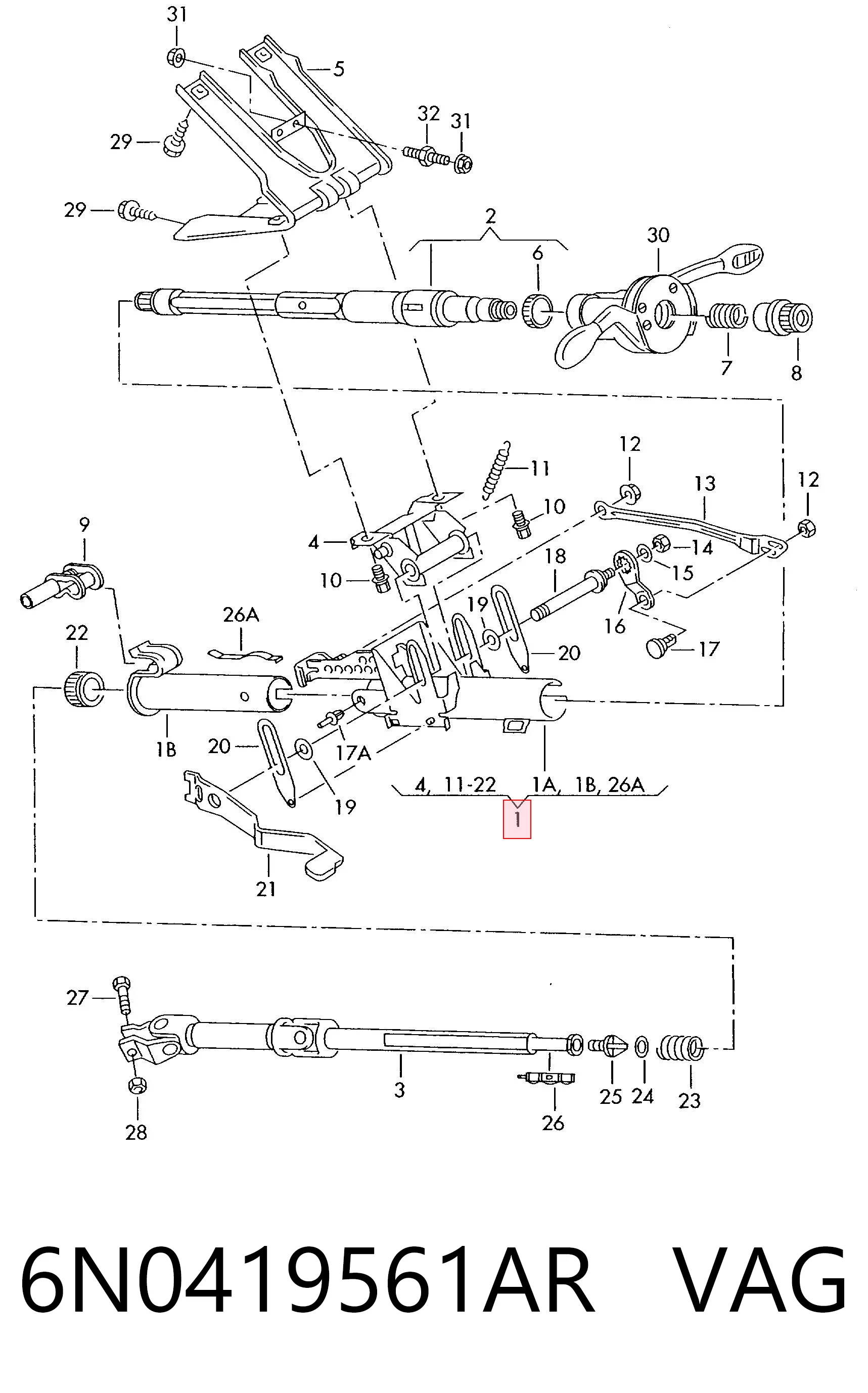6N0419561AR VAG
