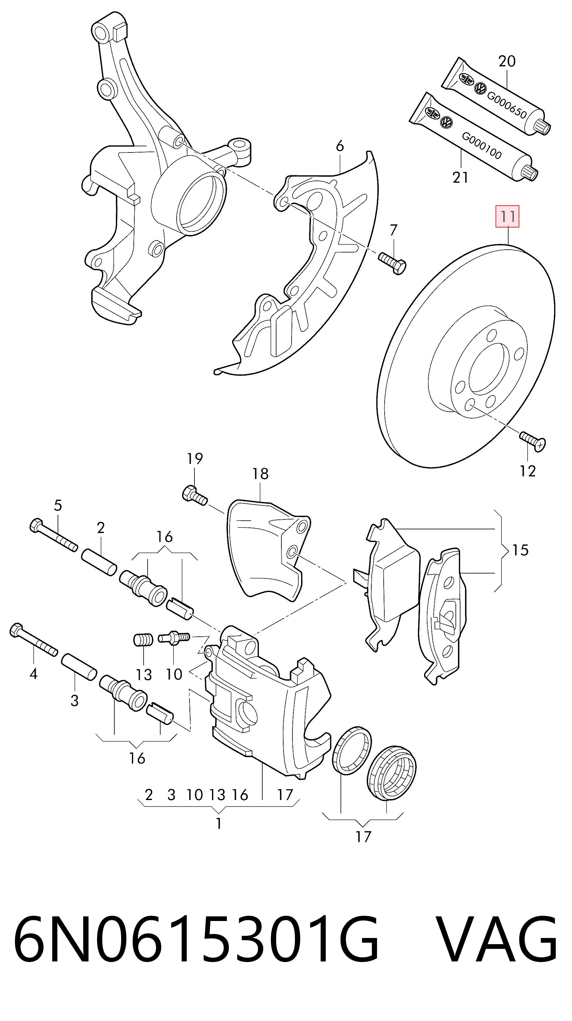 6N0615301G VAG