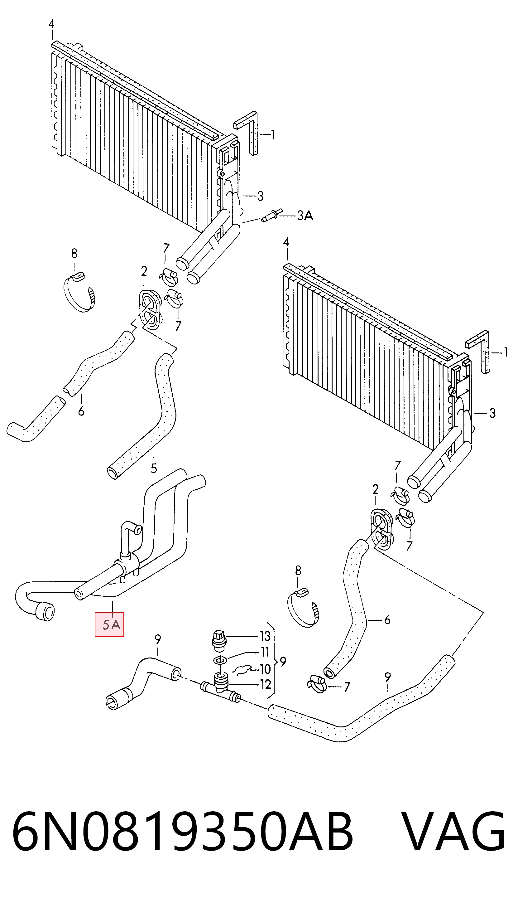 6N0819350AB VAG