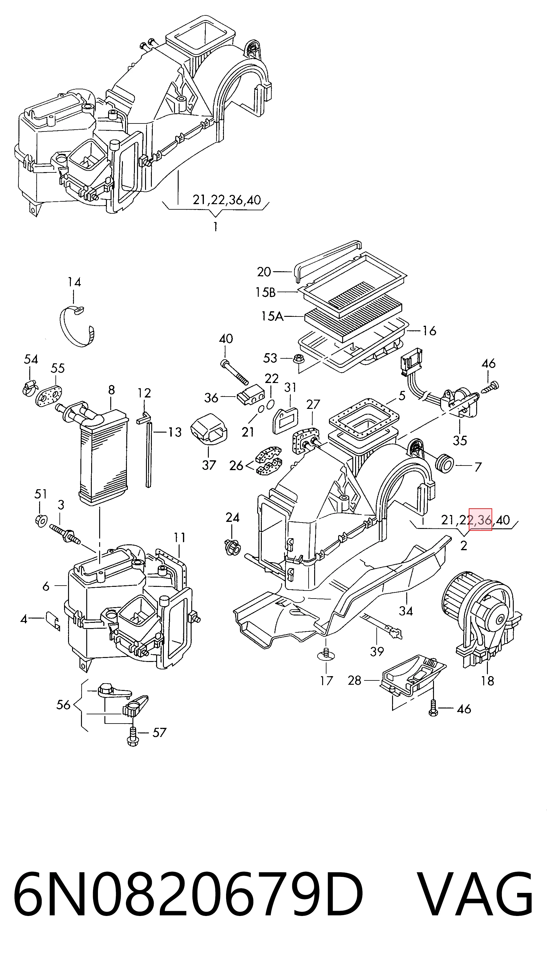 Válvula TRV del aire acondicionado VAG 6N0820679D precio, desde 33,15 EUR