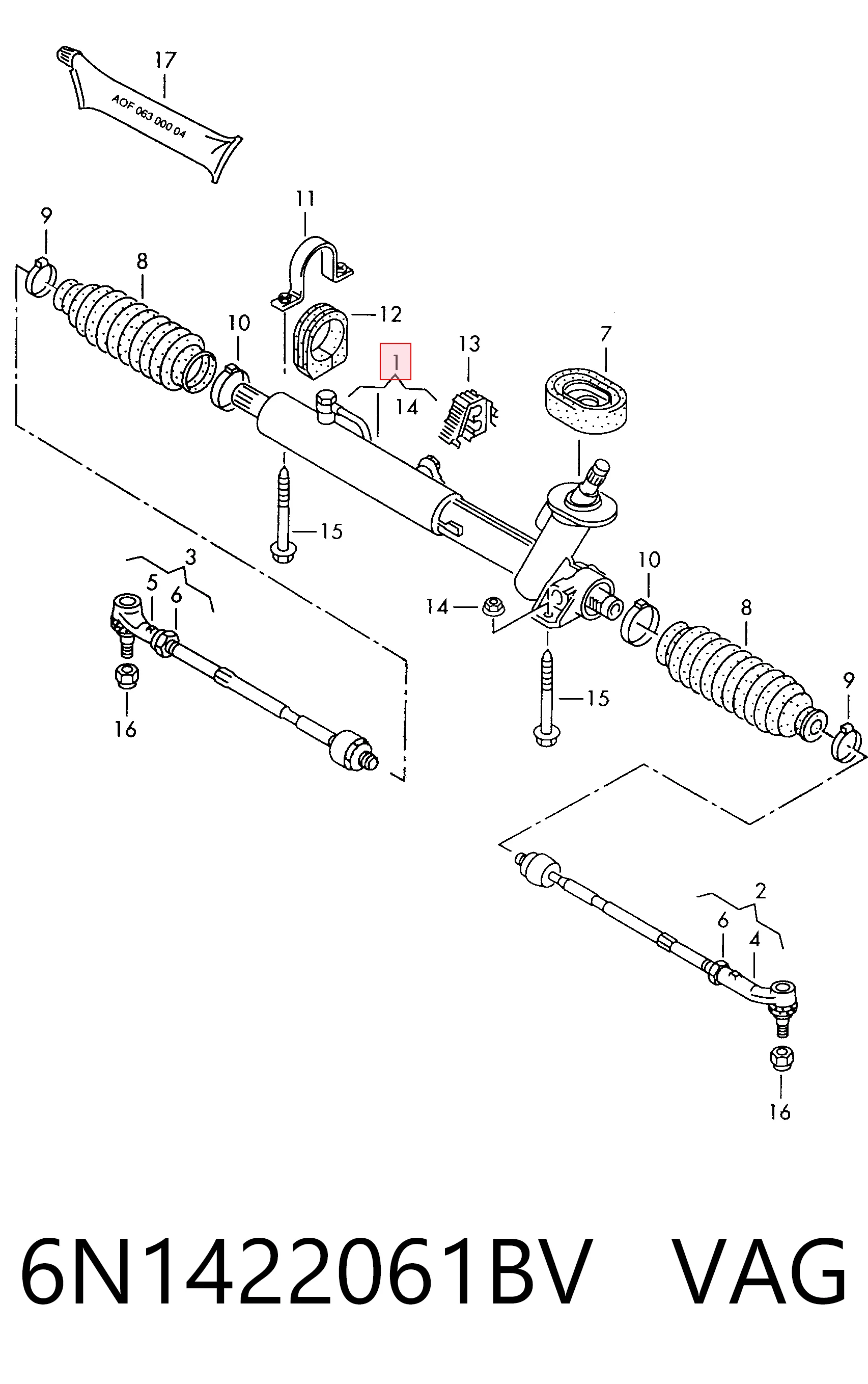 6N1422061BV VAG
