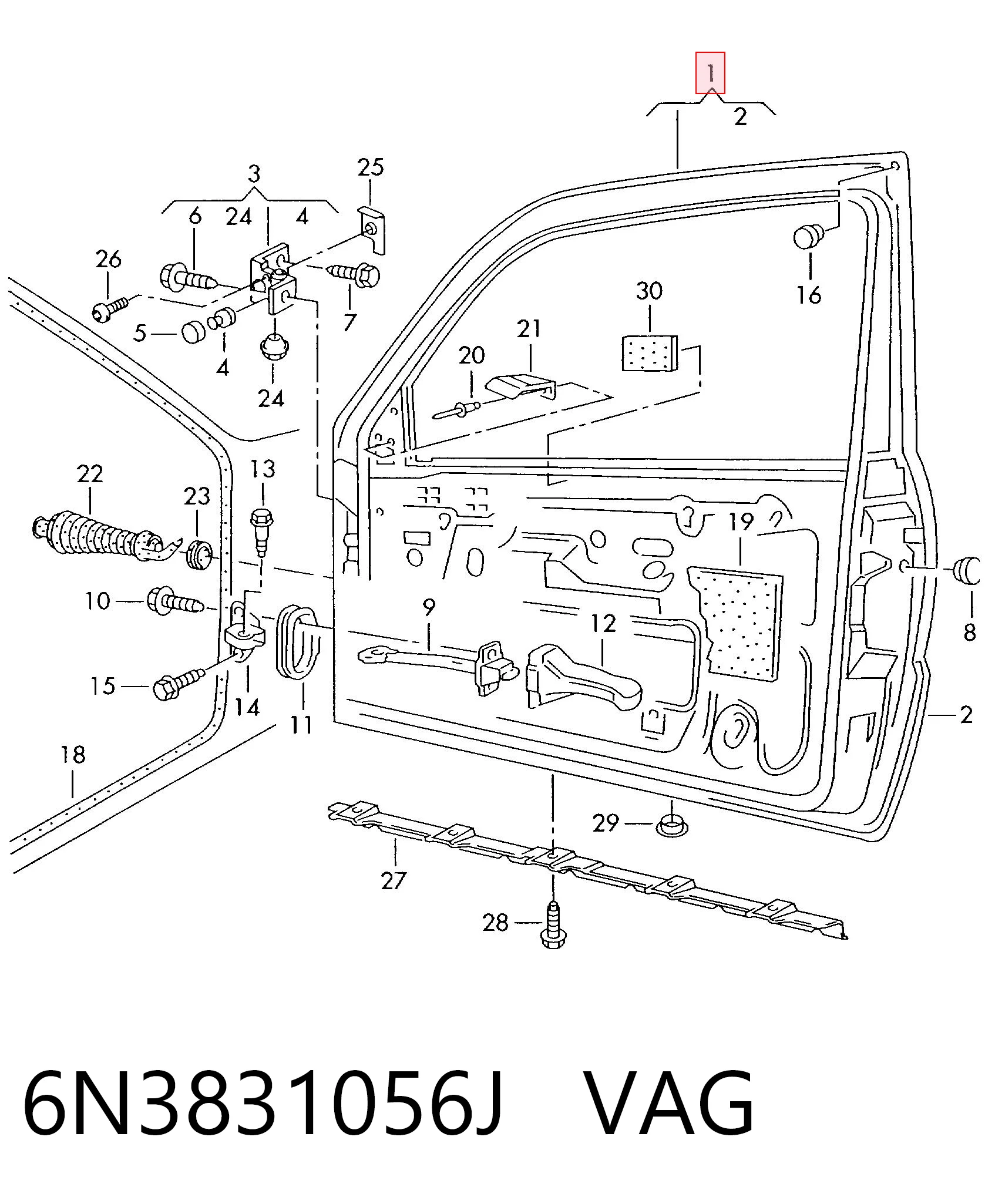 6N3831056J VAG