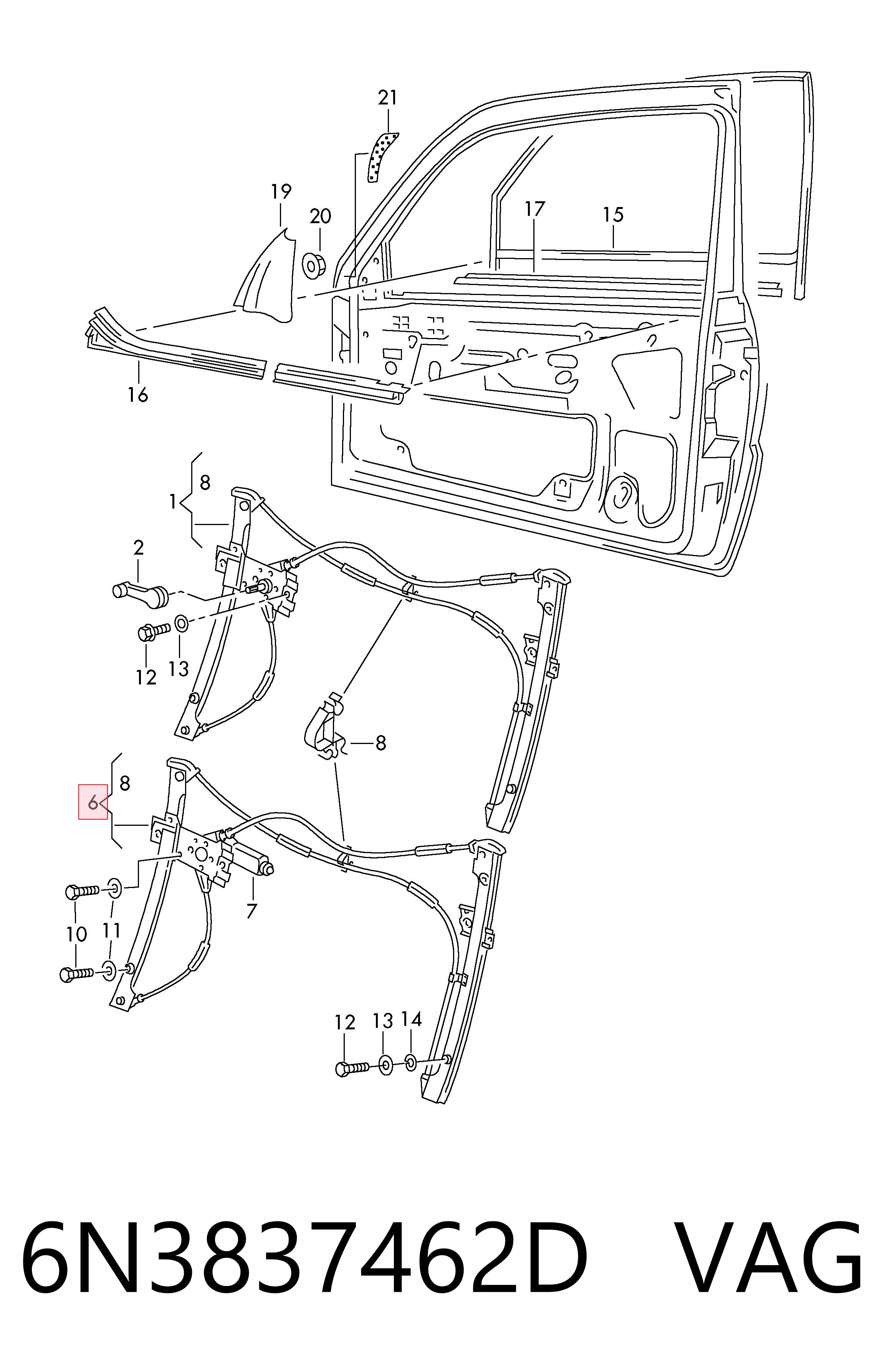 6N3837462D VAG