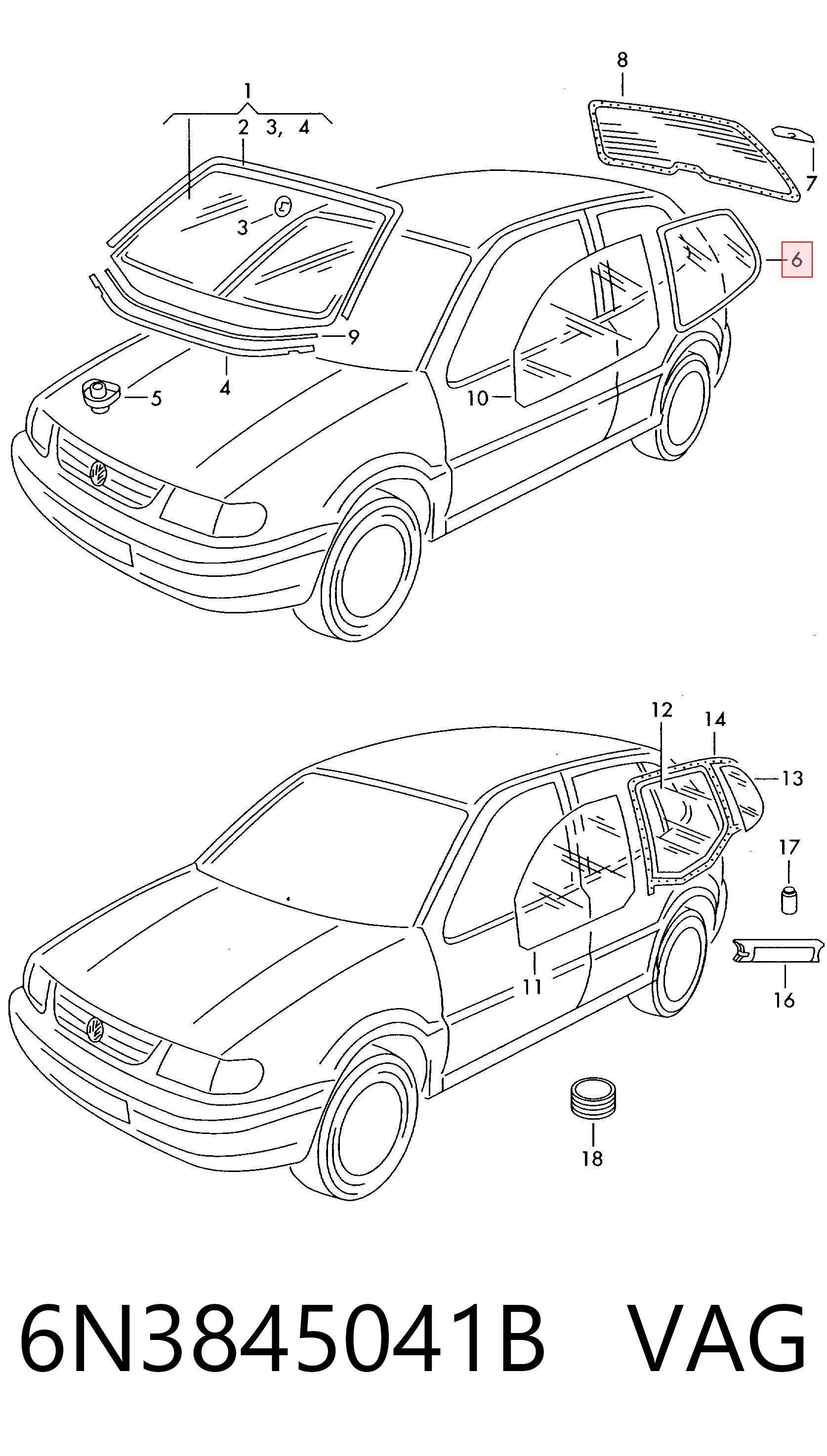 6N3845041B VAG
