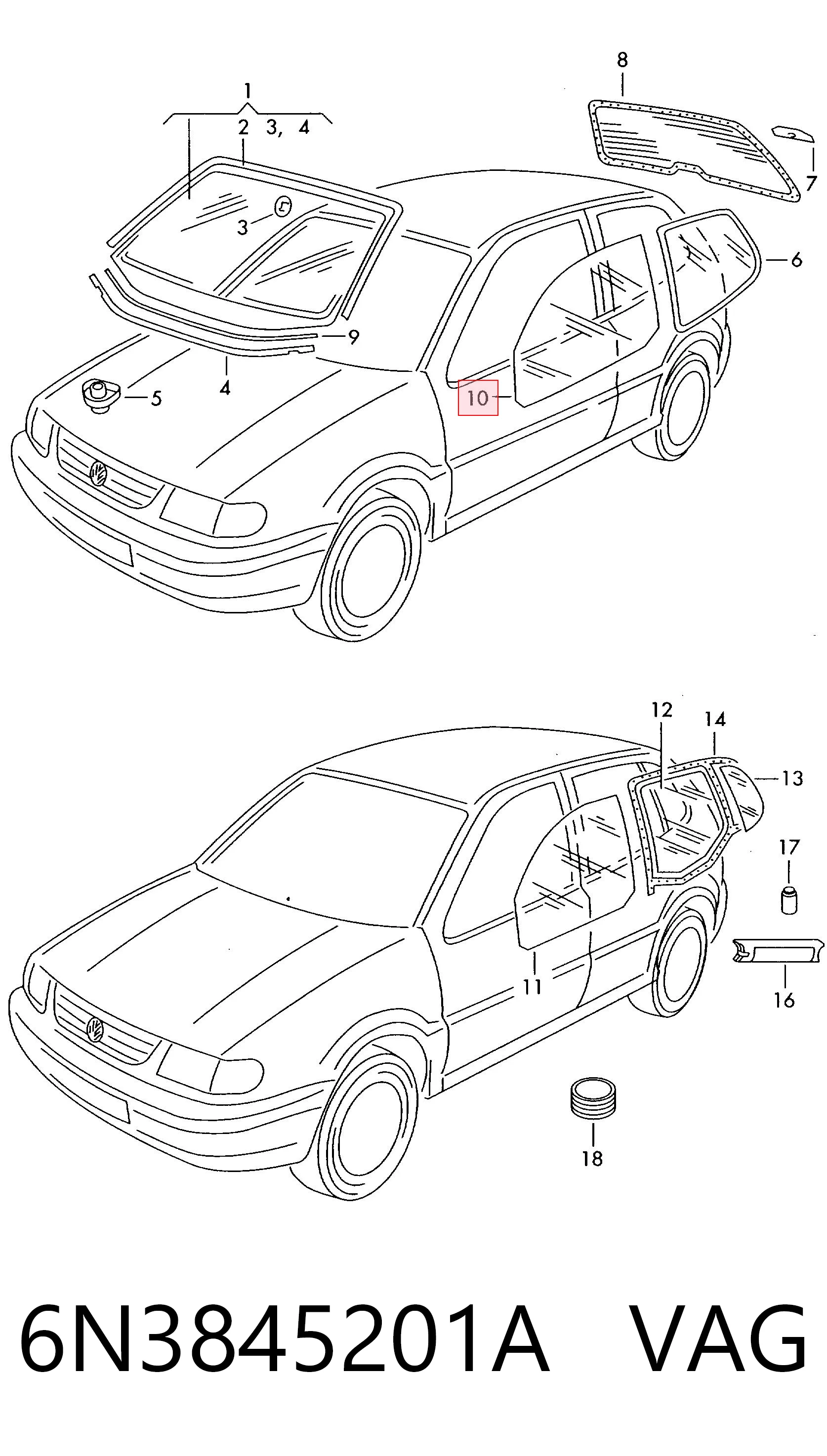 6N3845201A VAG